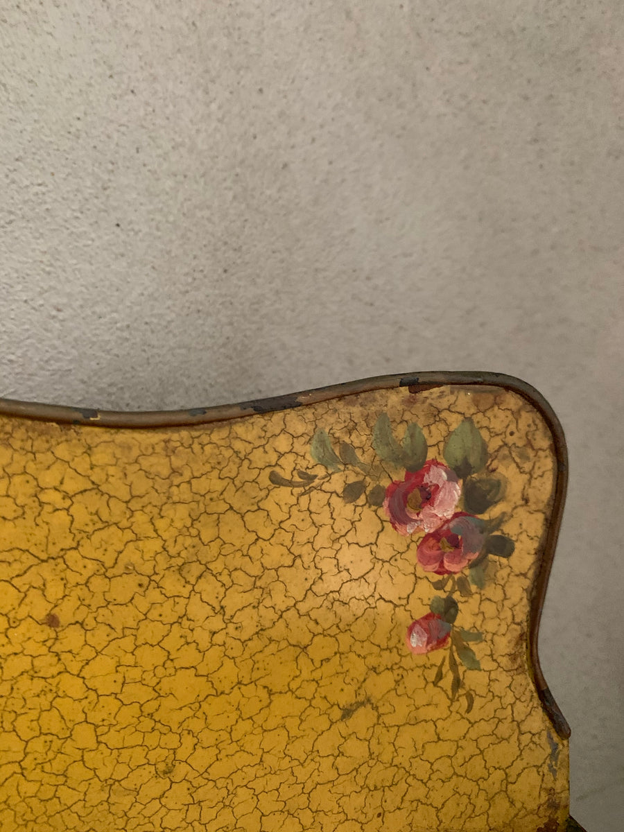 Vintage Toleware Metal Magazine Rack – Reclectic