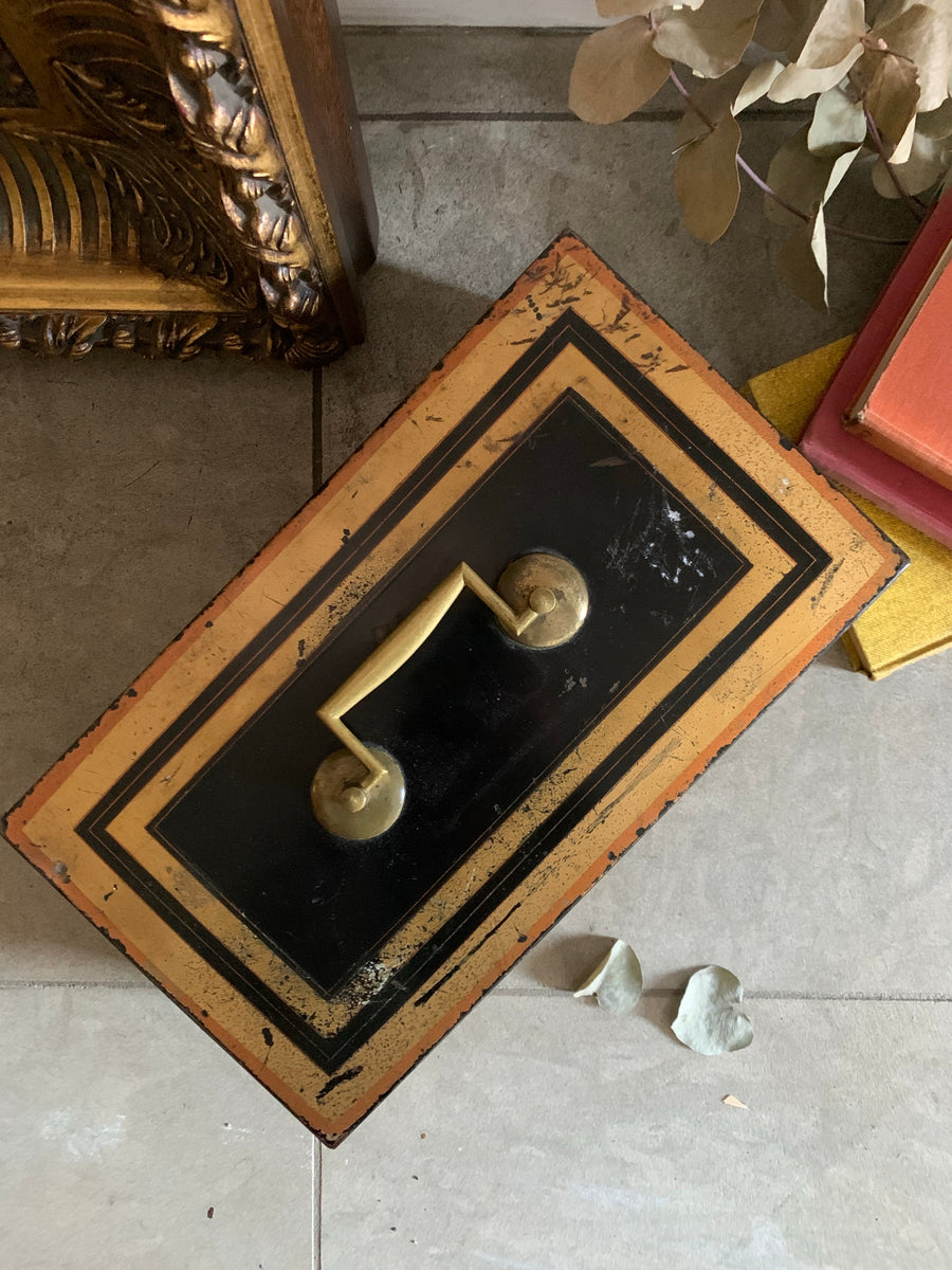 Antique Metal Cash Box – Reclectic
