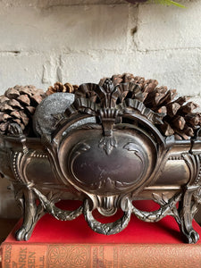 French Embossed Spelter Jardinière