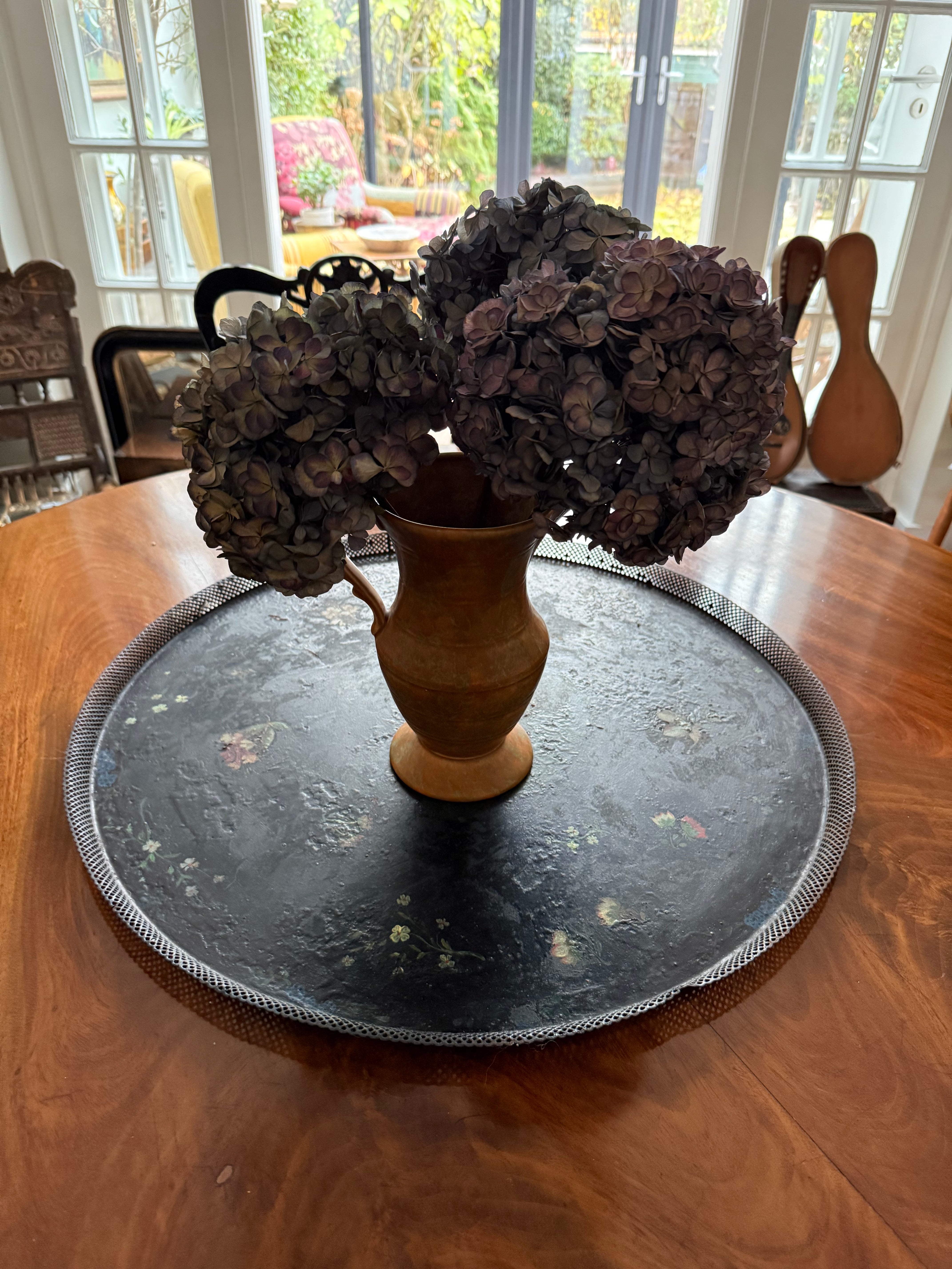 Circa 1810: Georgian Oversized Toleware Tray