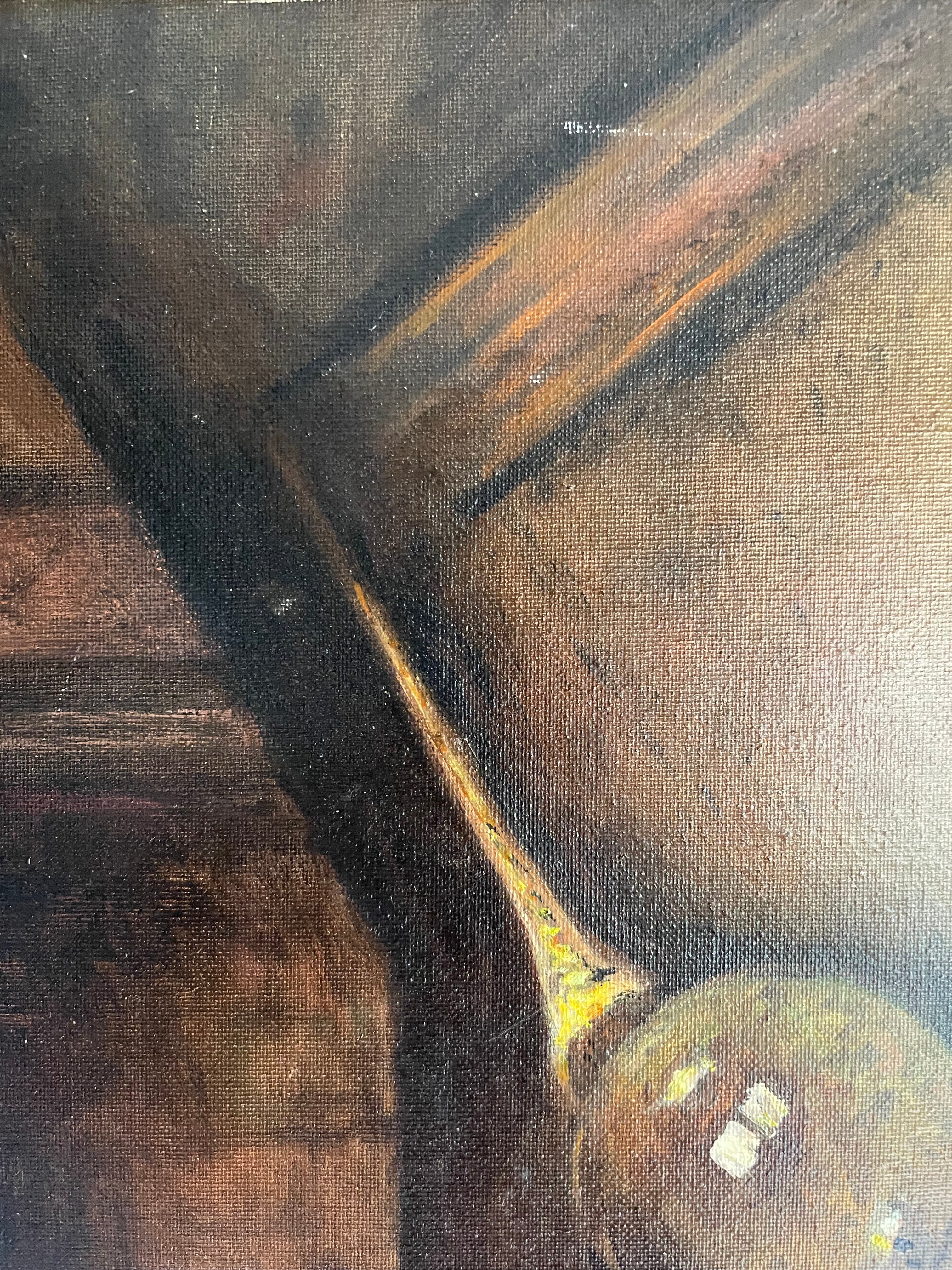 After Spritzweg “The Alchemist” - Oil on Canvas