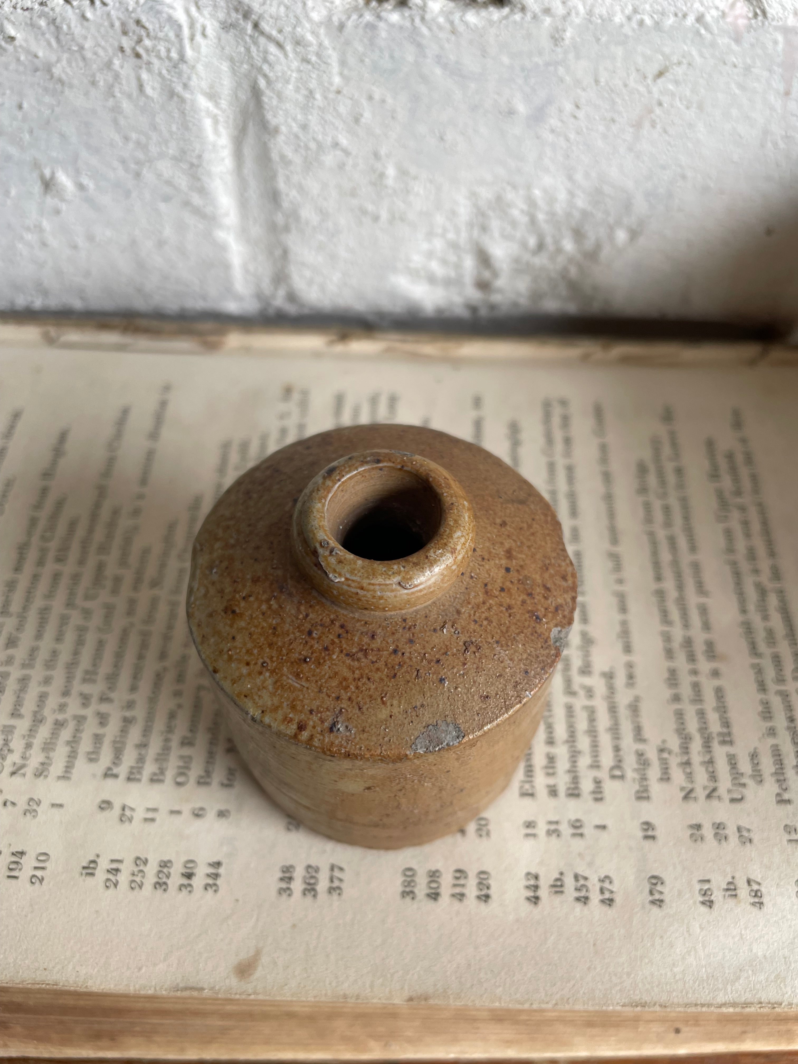 Trio of Antique Stoneware Bottles