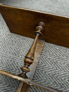 Early 20th Century Wall Hanging Shelf with Spindle Detail