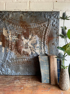 Original American Early 1900s Tin Ceiling Tile