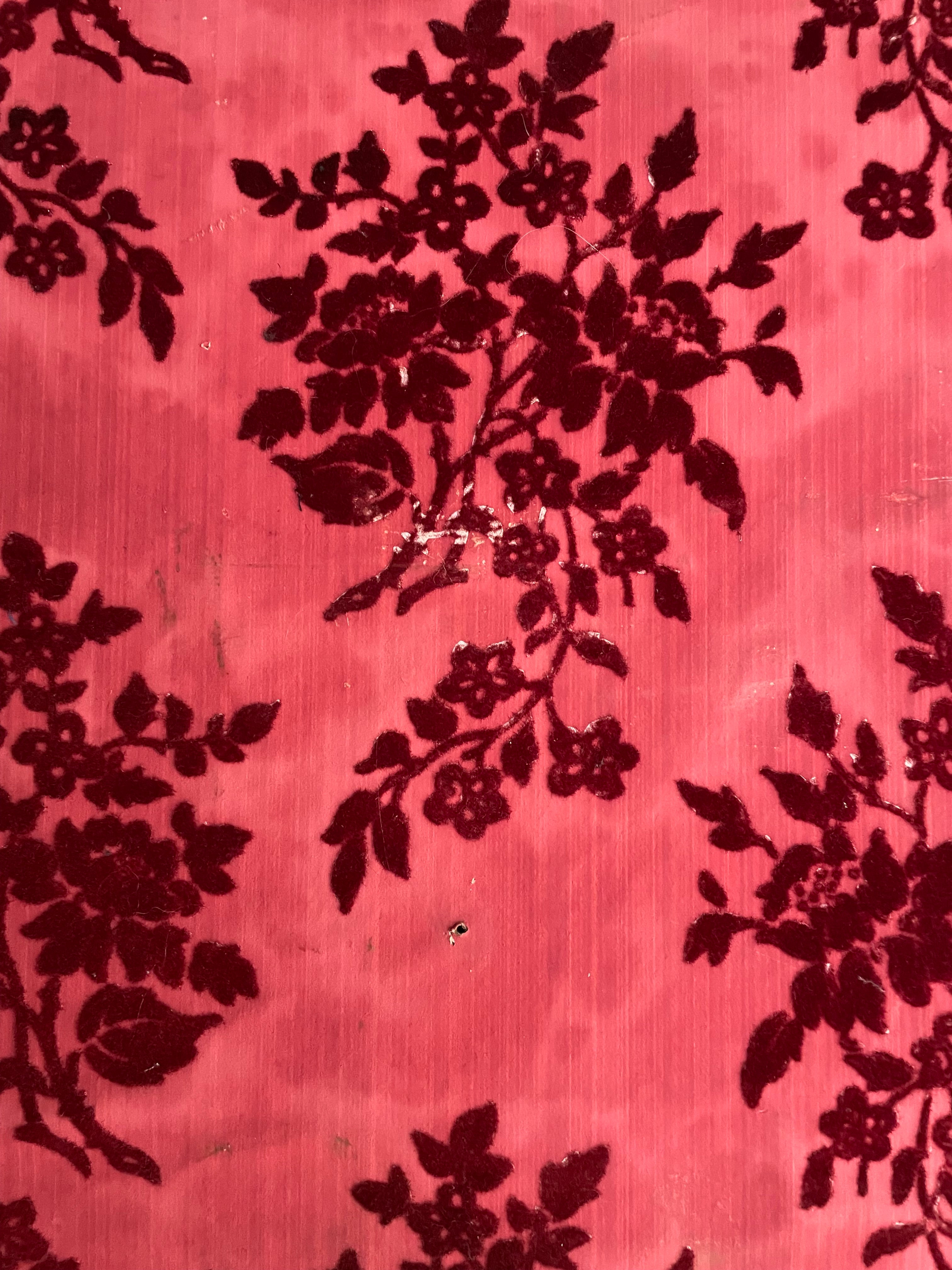 Timeworn Interior Decorators Sample Panel with Victorian Lincrusta Wallcovering