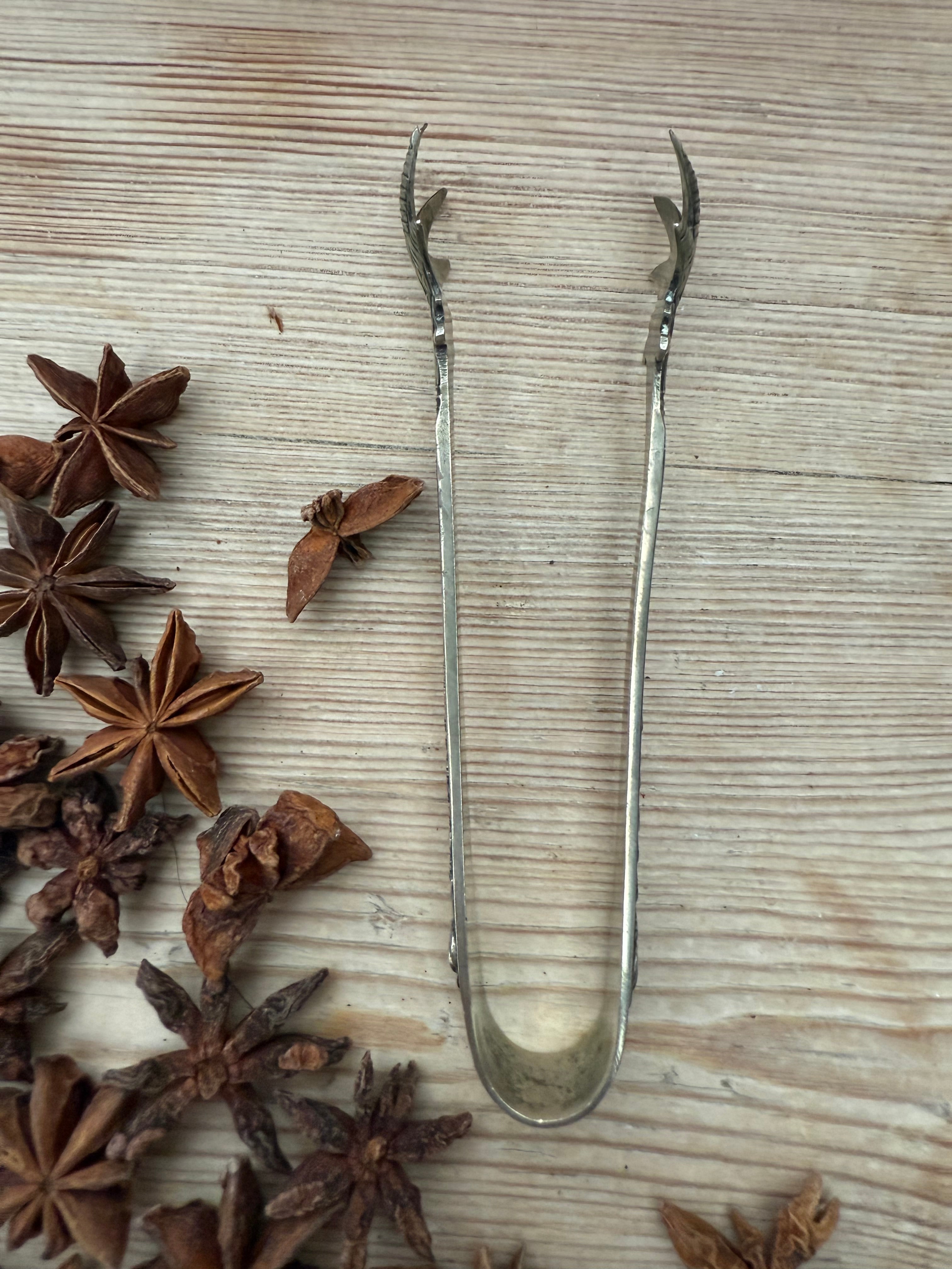 Circa 1937: George VI Coronation Silver Plated Sugar Tongs