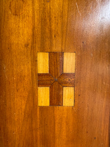 Rare 1930s Wooden First Aid Cabinet with Inlaid “Green Cross”