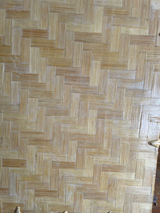 French Bamboo Marquetry Tray