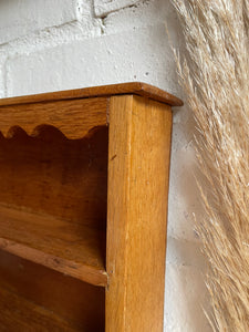 Vintage Miniature Oak Welsh Dresser