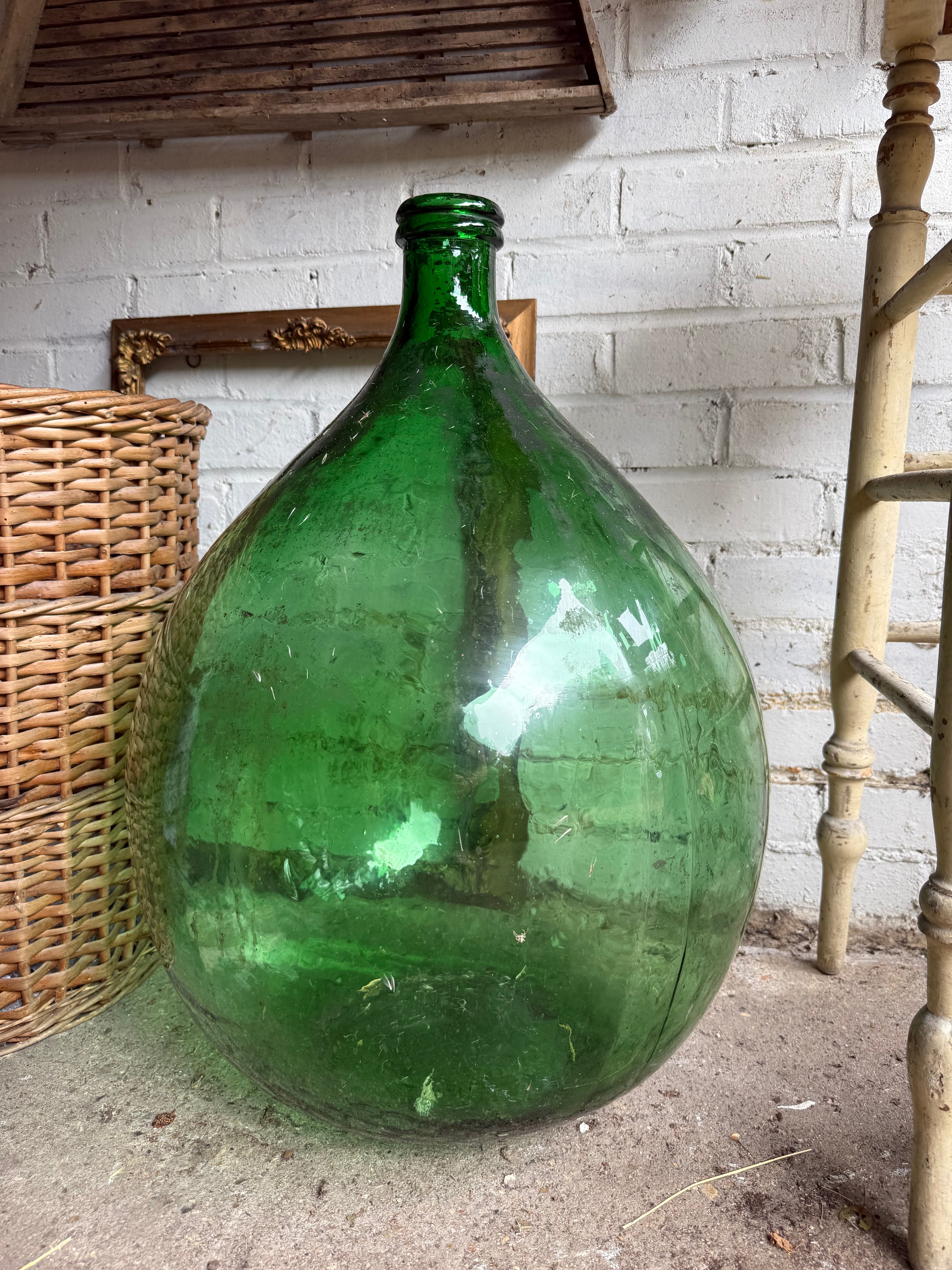 Large French Demijohn