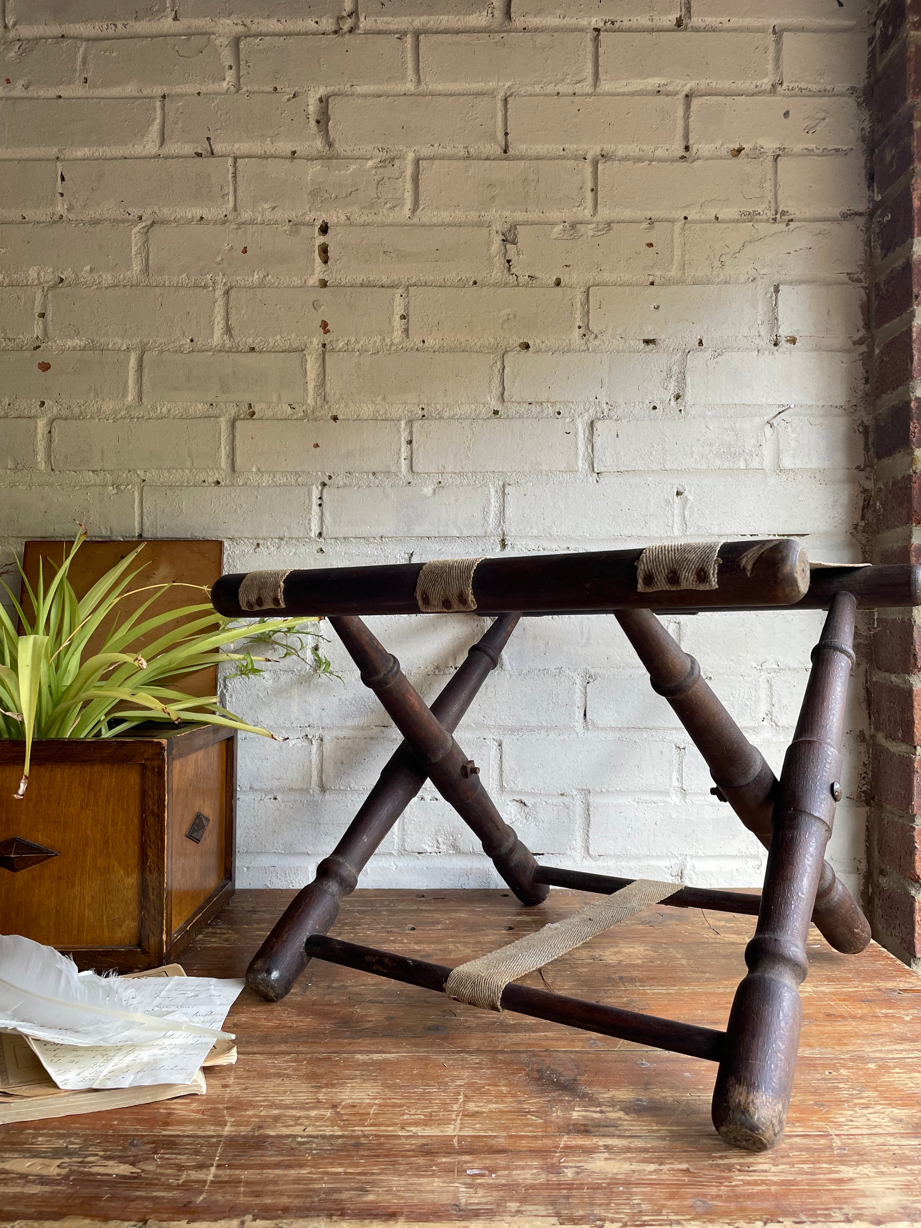 1930s French  Folding Luggage Rack