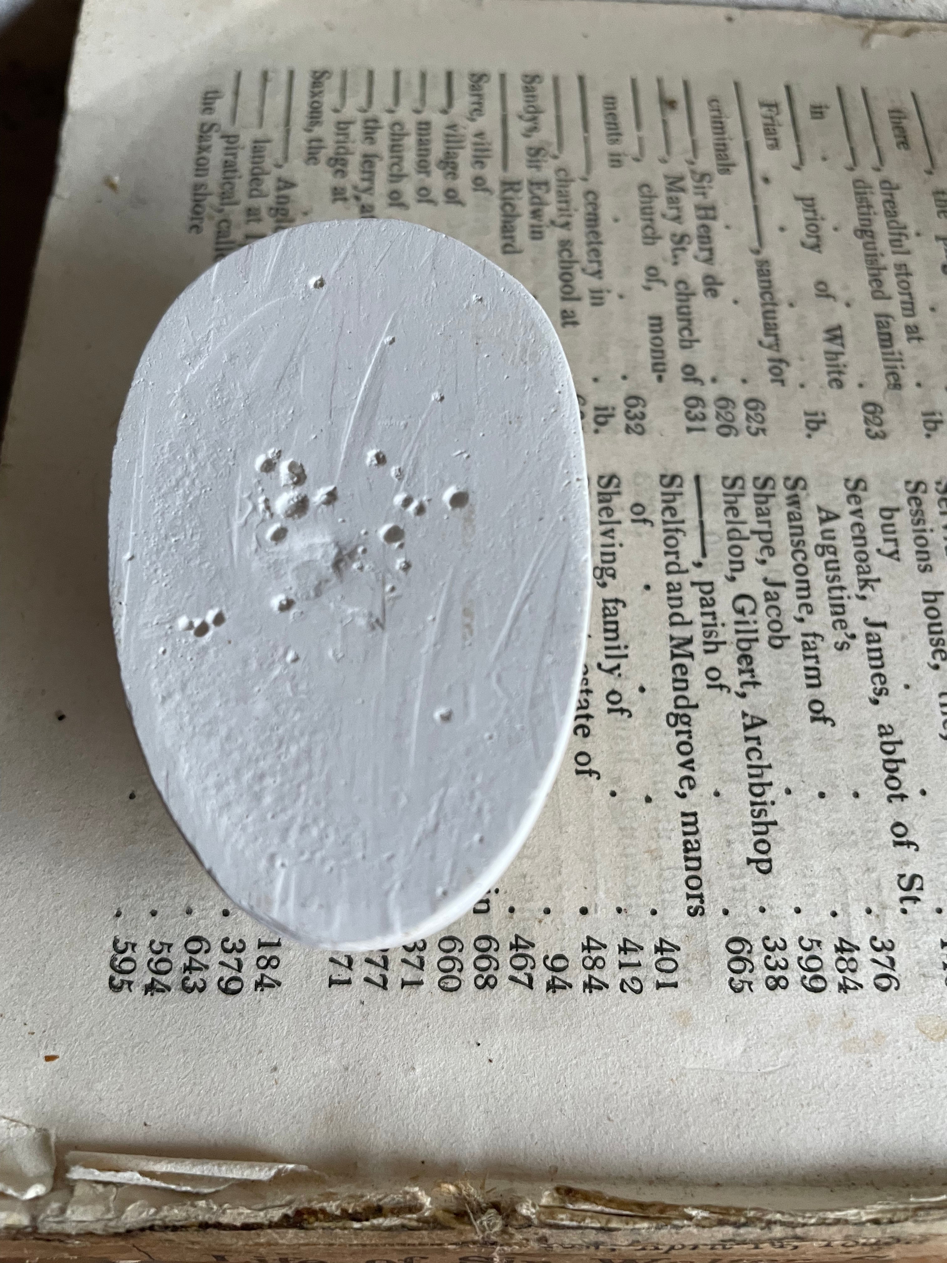 Tiny Decorative Sculptural Face