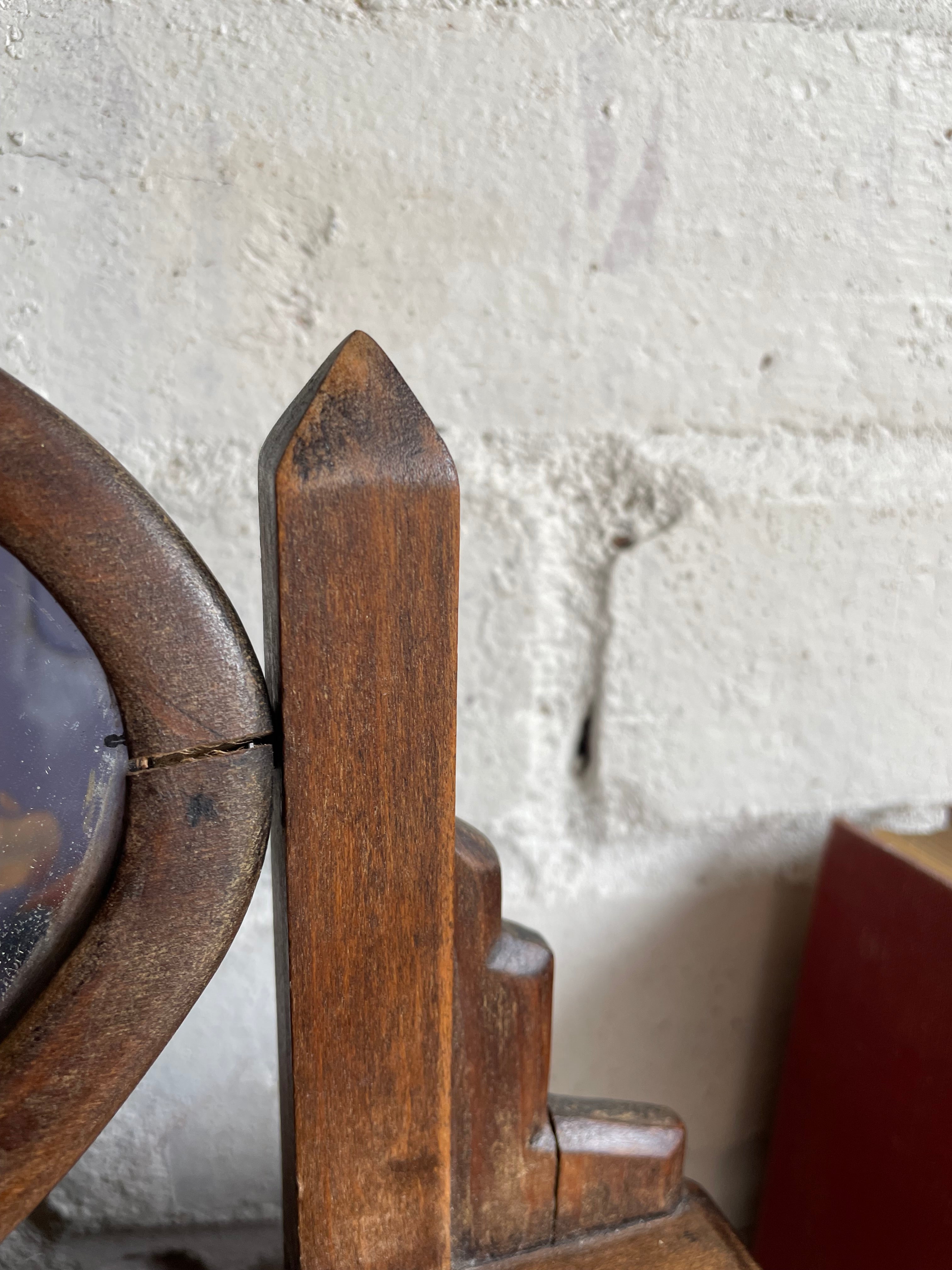 19th Century Apprentice Chest of Drawers with Swivel Mirror