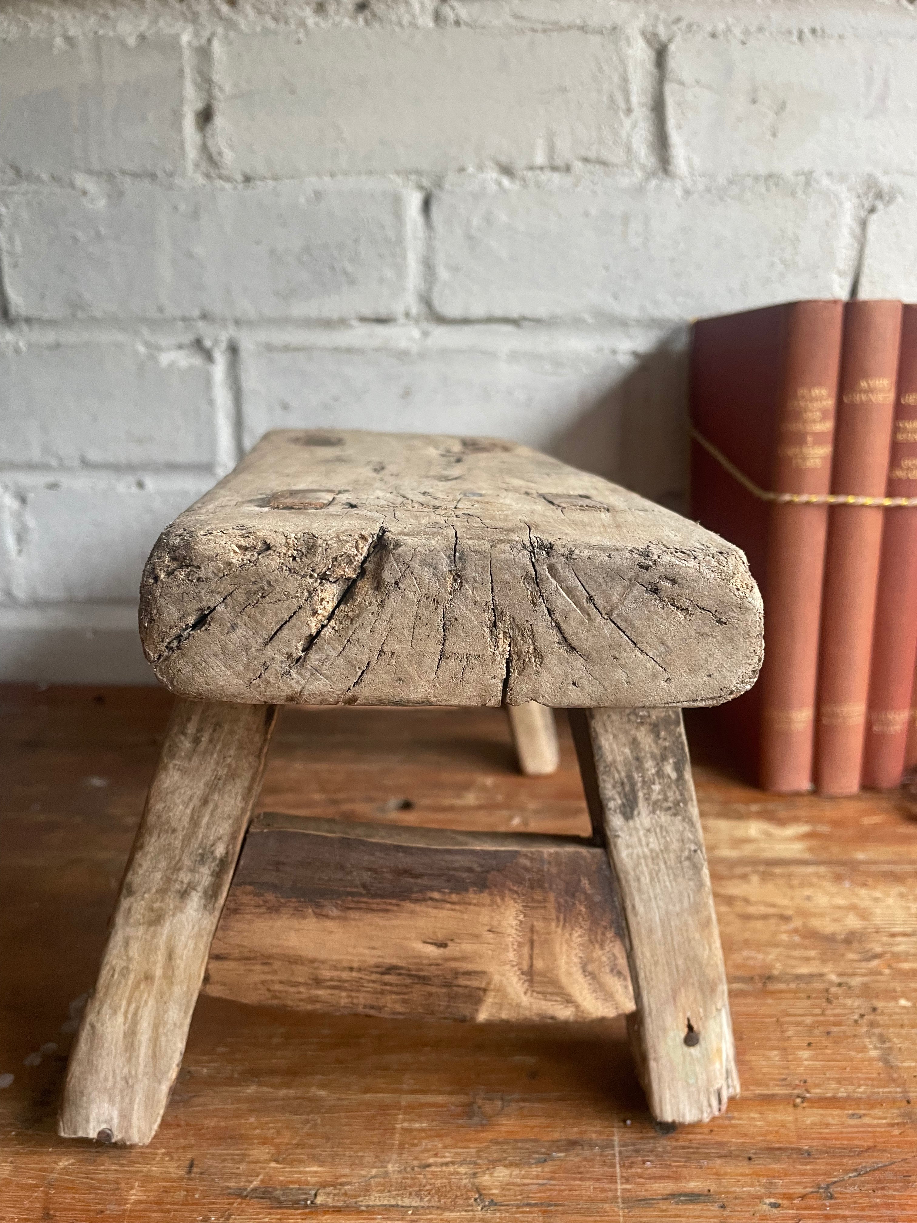 Little Rustic Stool 1