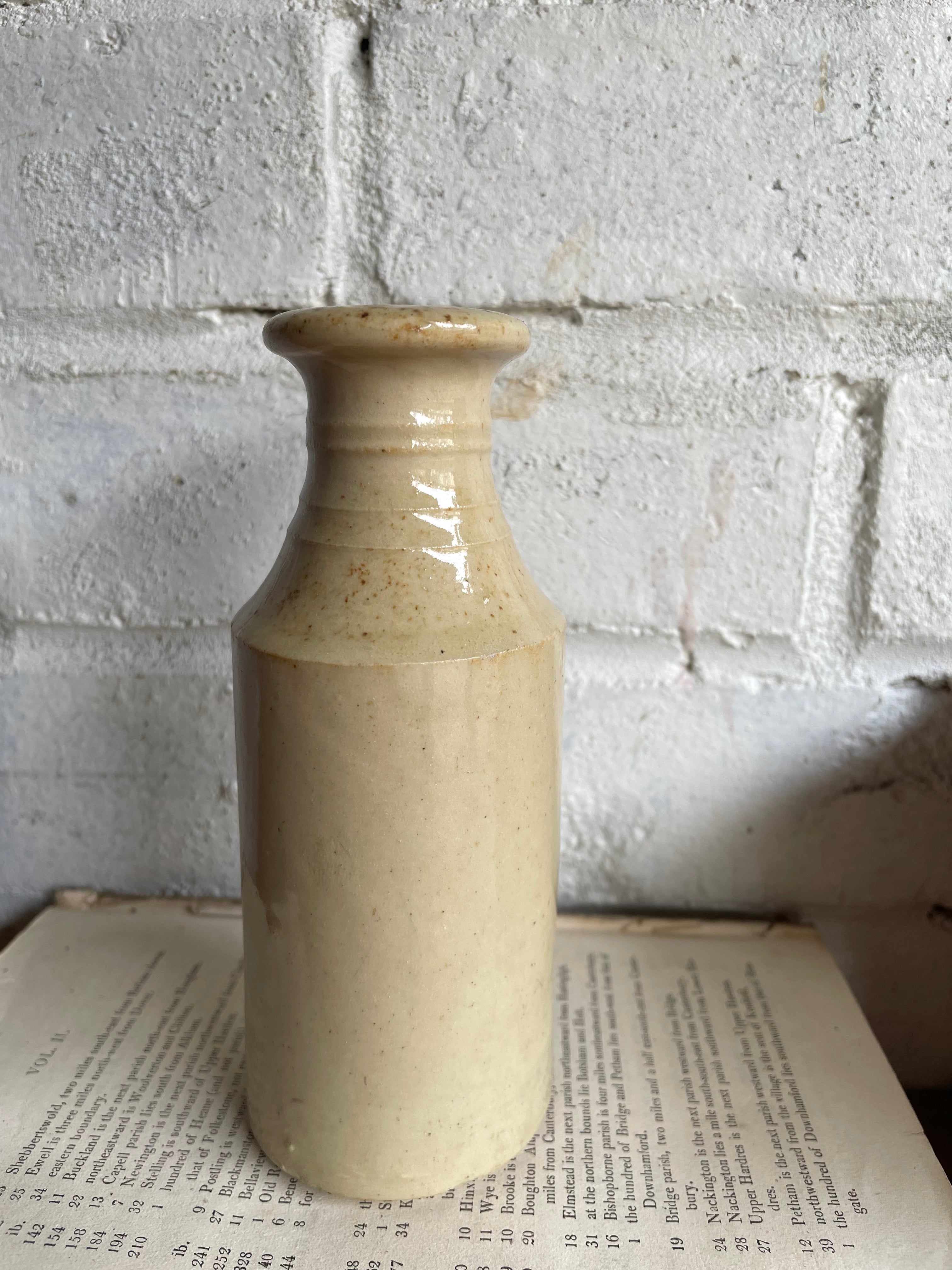 Trio of Antique Stoneware Bottles