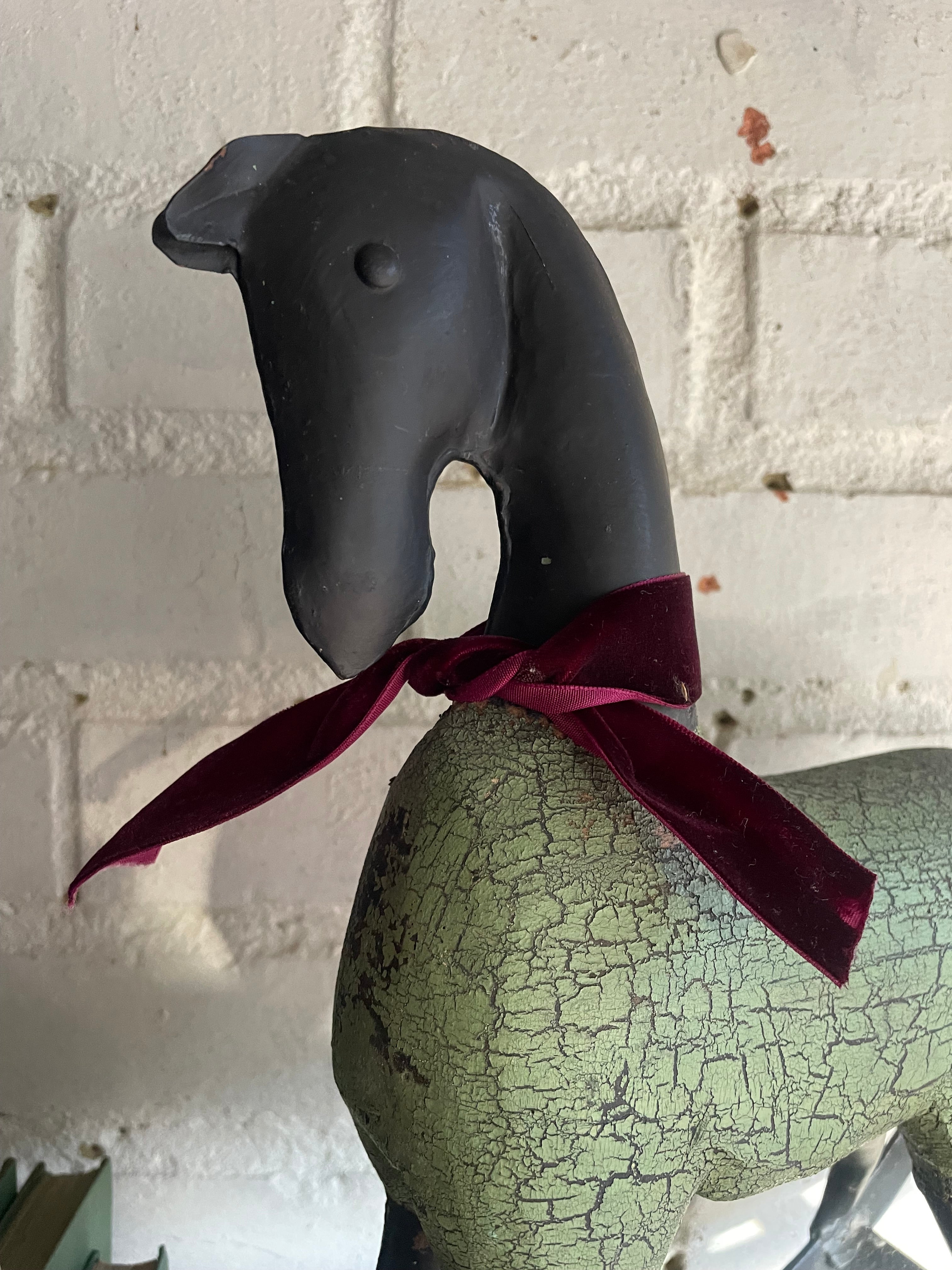 Vintage Table-Top Rocking Horse