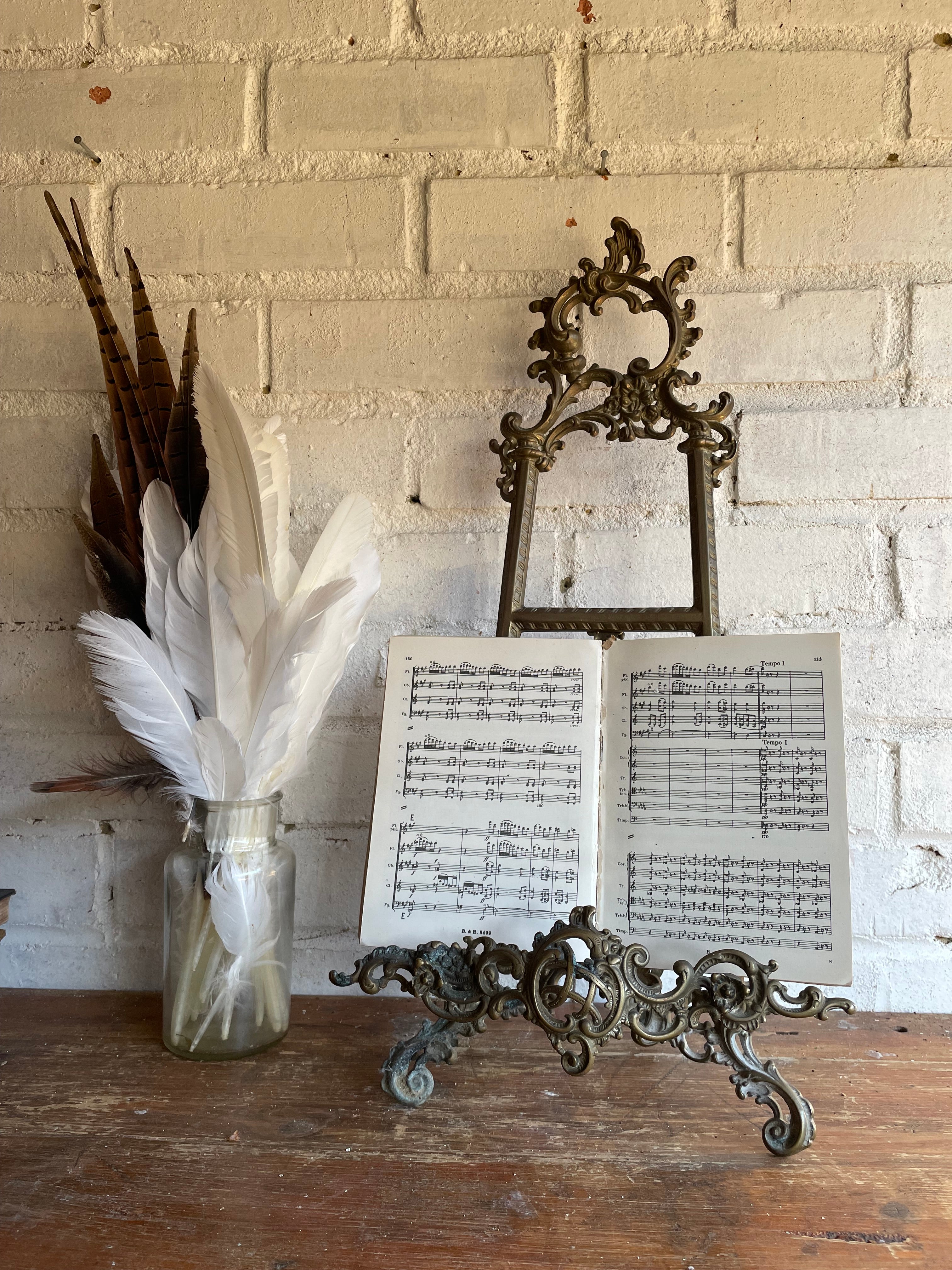 Large Old Gilt Easel