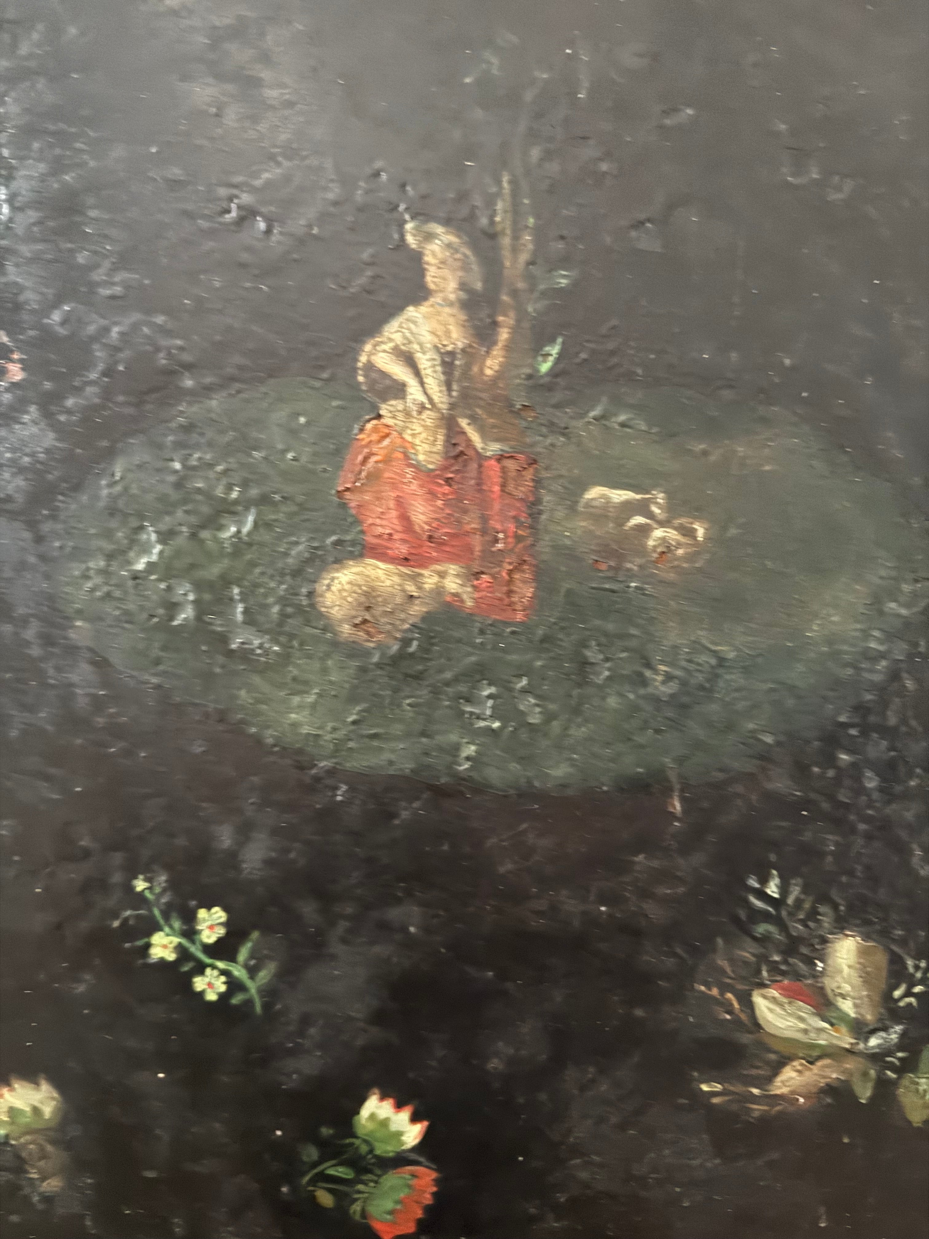 Circa 1810: Georgian Oversized Toleware Tray