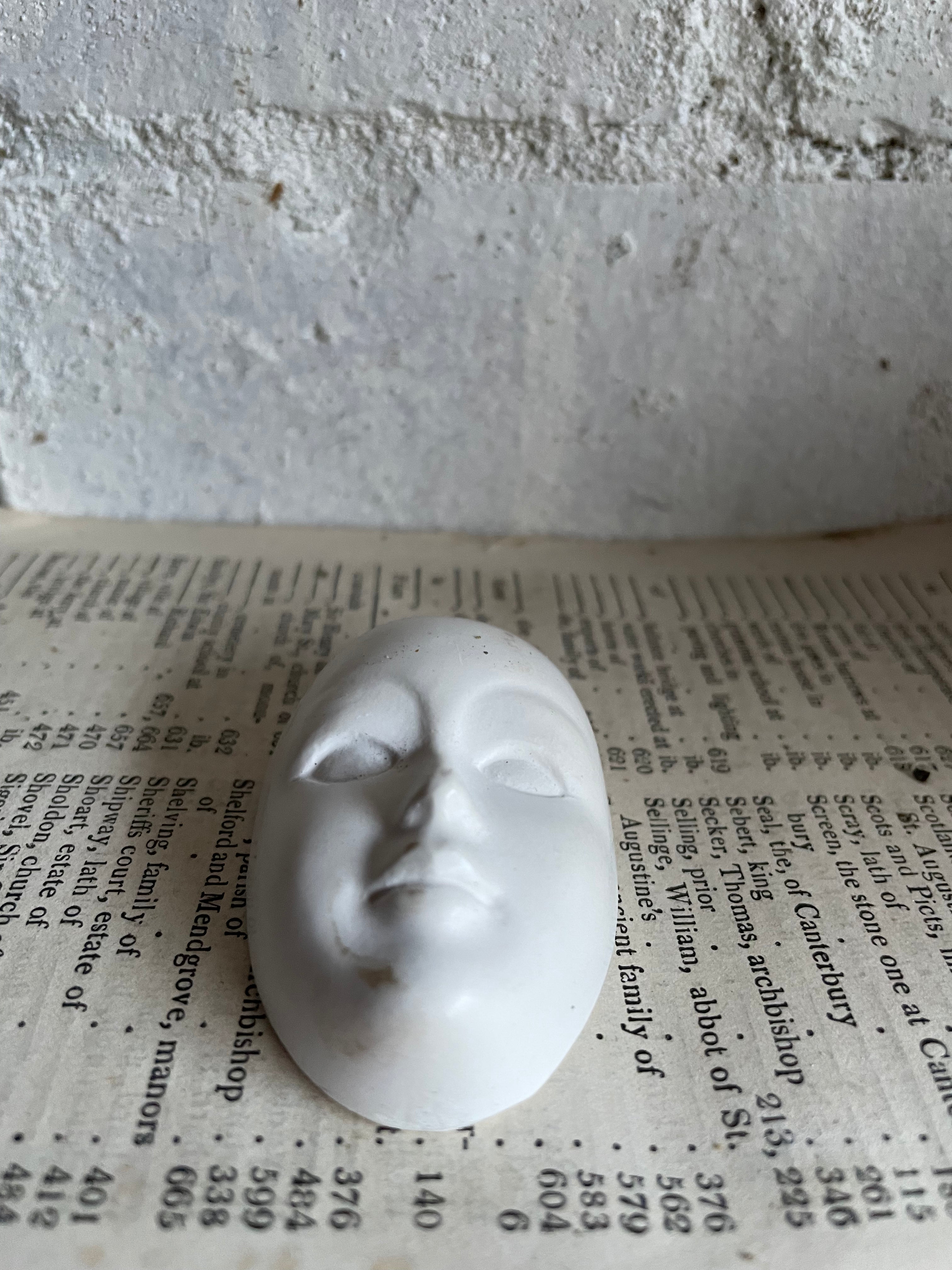 Tiny Decorative Sculptural Face