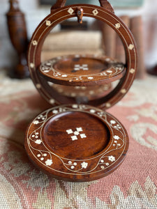 Early 1900s Anglo-Indian Travelling Cake Stand