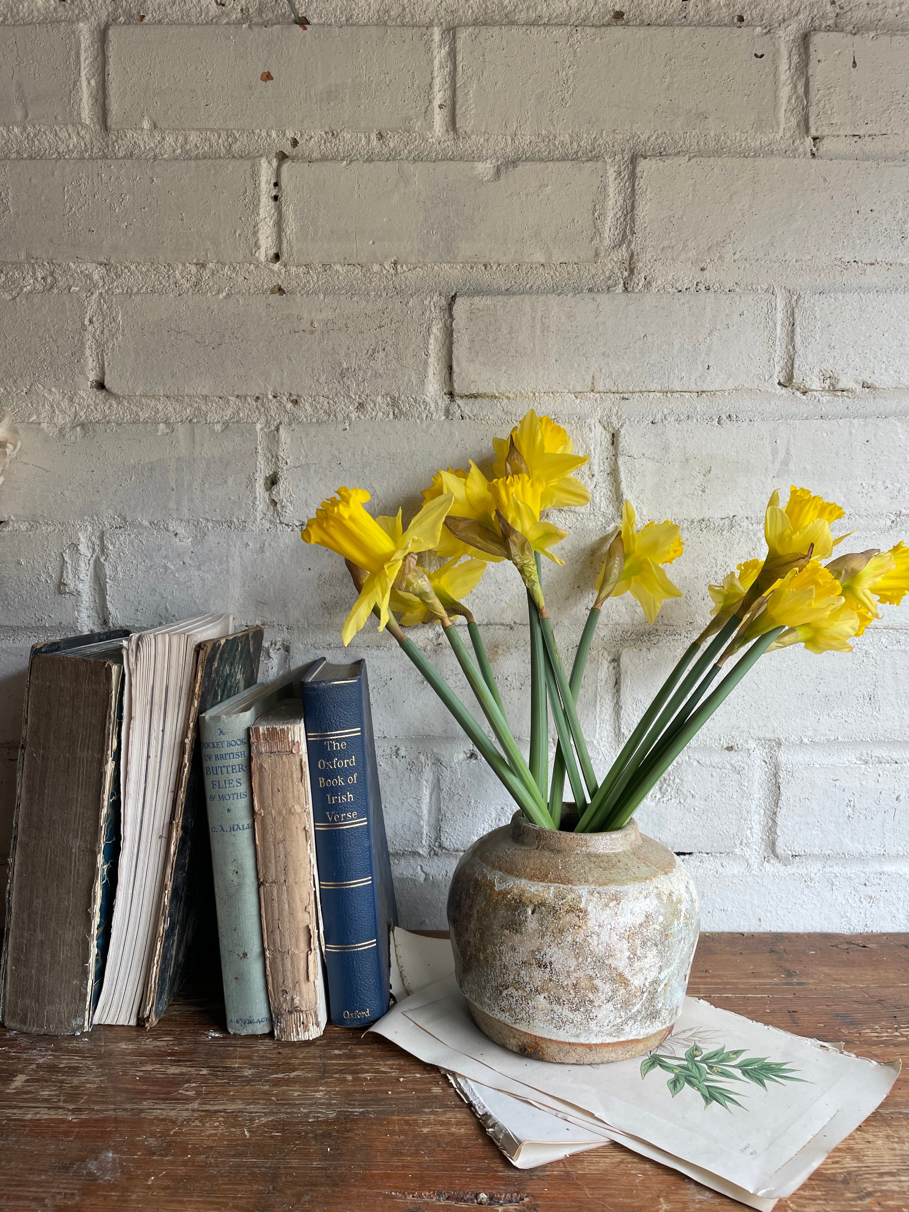 Speckled 19th Century Ginger Jar