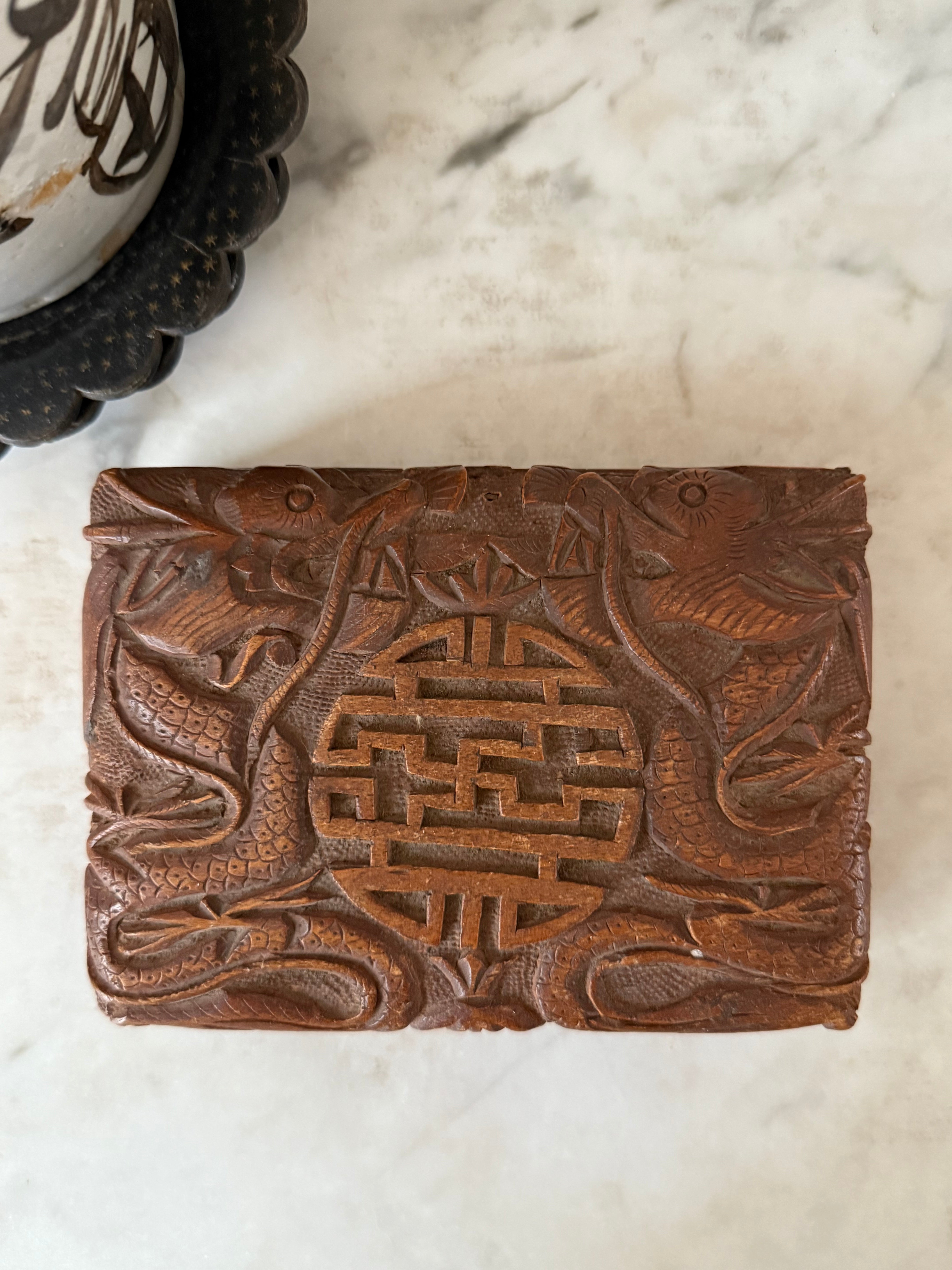 Small early 20th Century Chinese Carved Box