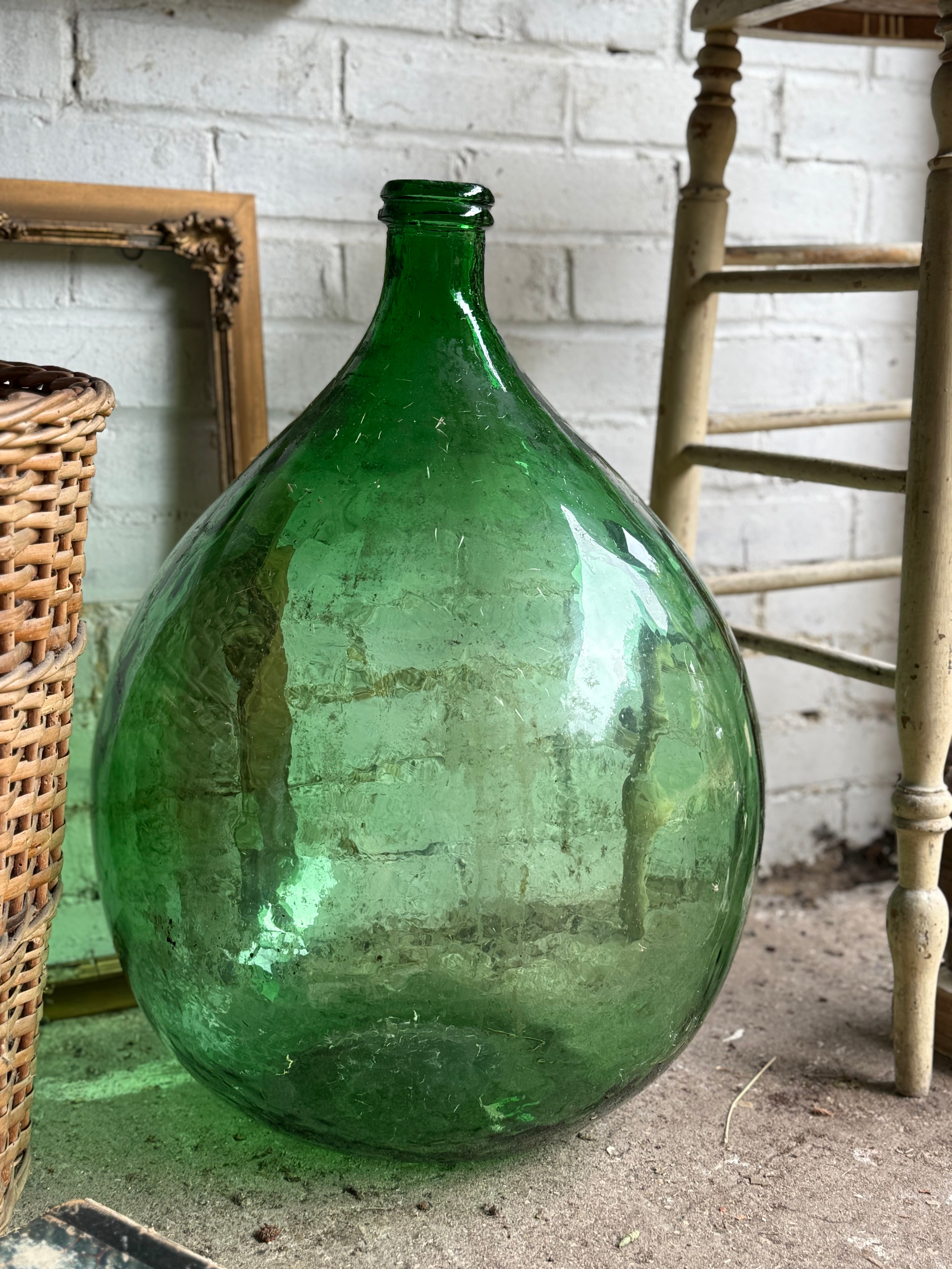 Large French Demijohn