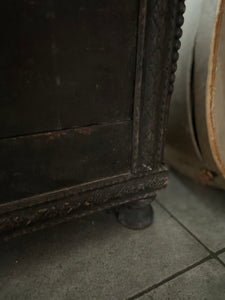 Early 19th Century Oak Carved Chest