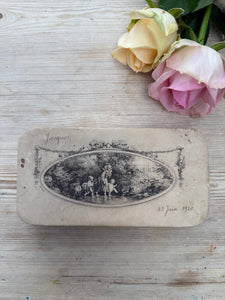 Antique French Baptism Paper Bonbon/ Chocolate Box circa 1900’s