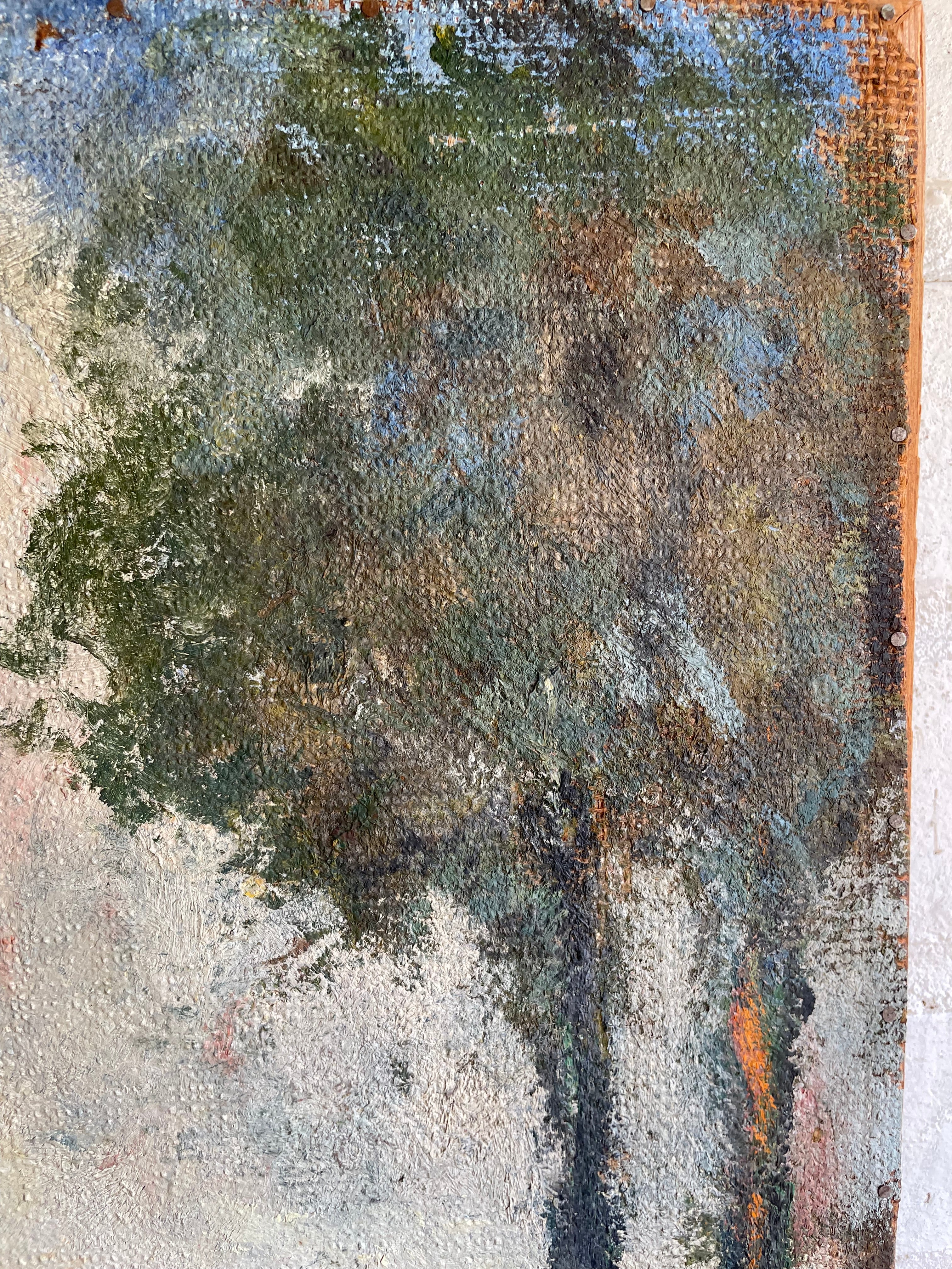 Vintage Landscape Painting on a Textured Surface. Was £70 now £45.50 at checkout