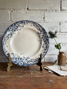 Antique French “Longwy” Plate