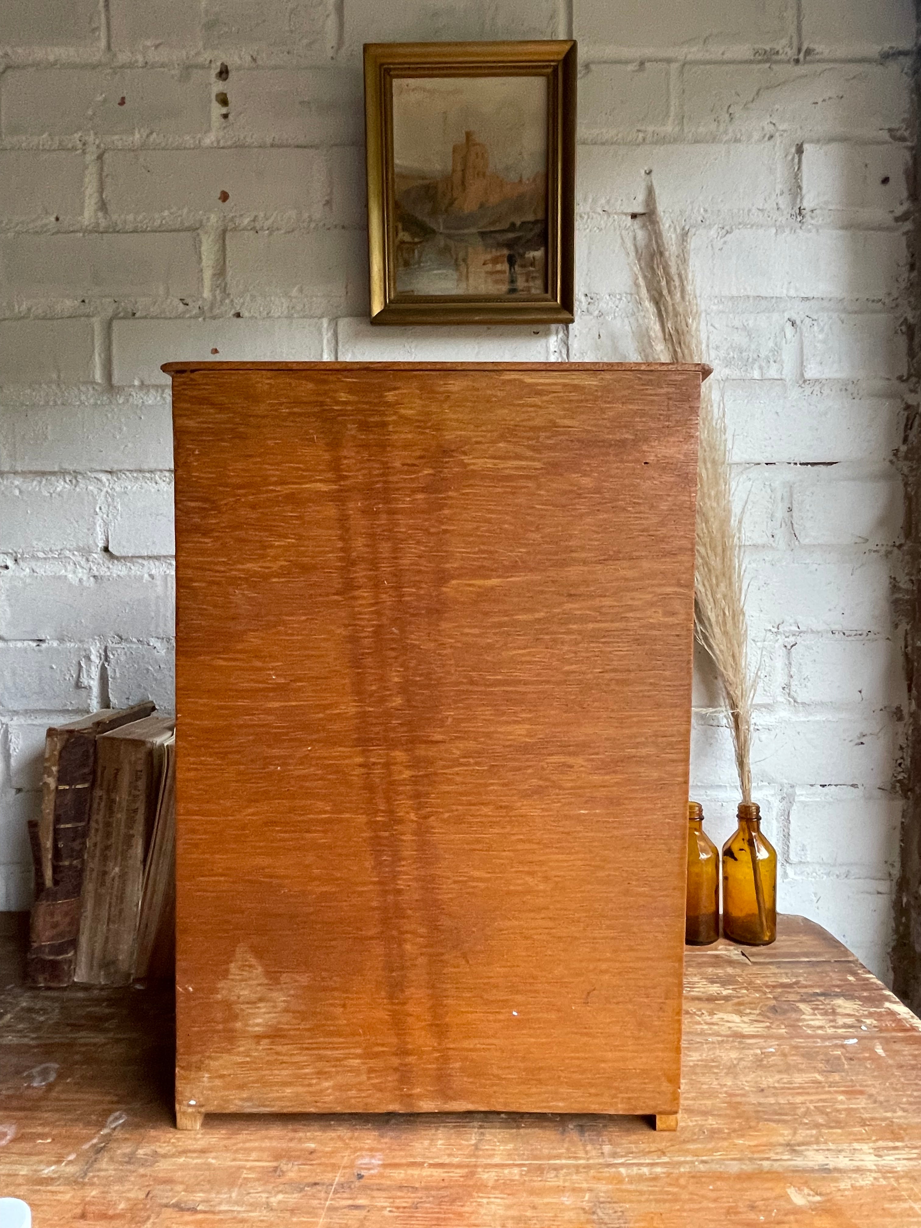 Vintage Miniature Oak Welsh Dresser