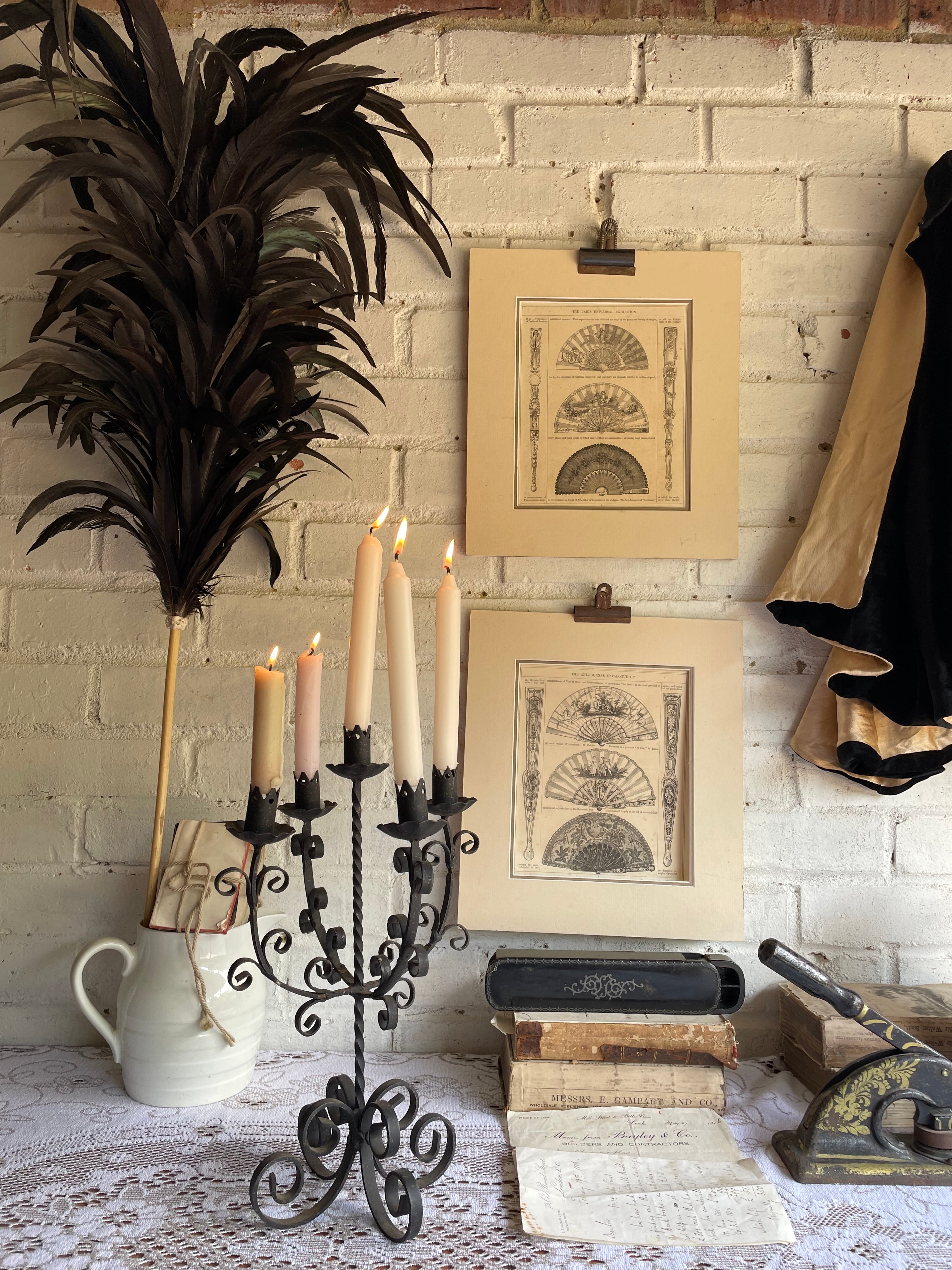 Iron Work Table Candelabra
