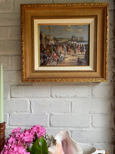 Belle Epoque French Riviera Oil on Canvas: Was £145 now £101.50 at checkout