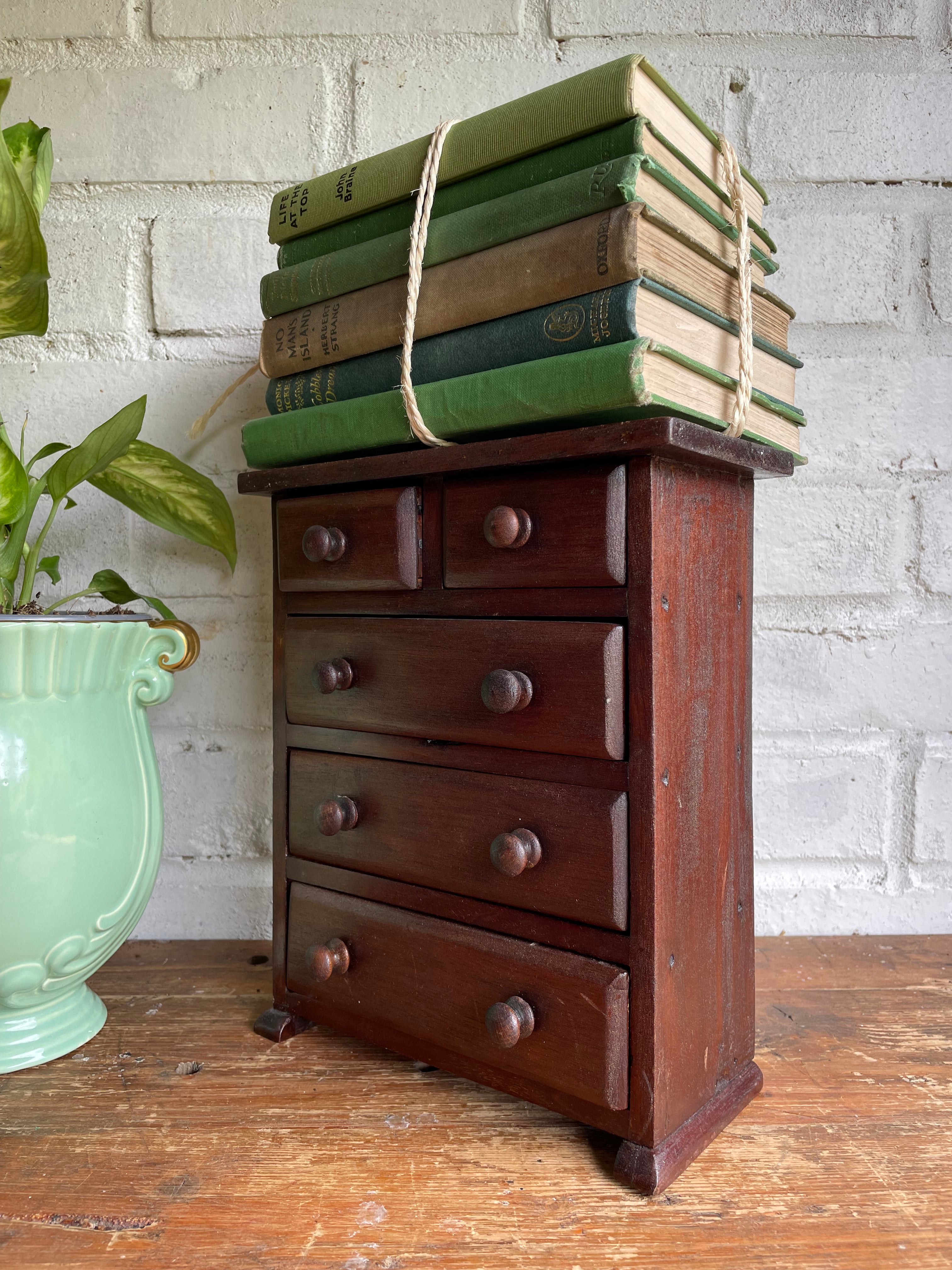 Small Antique Desktop Drawers