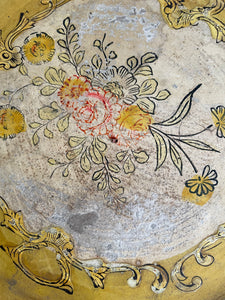 Hand-Painted Wood Tray