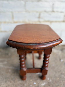 19th Century Small Oak Bobbin Stools