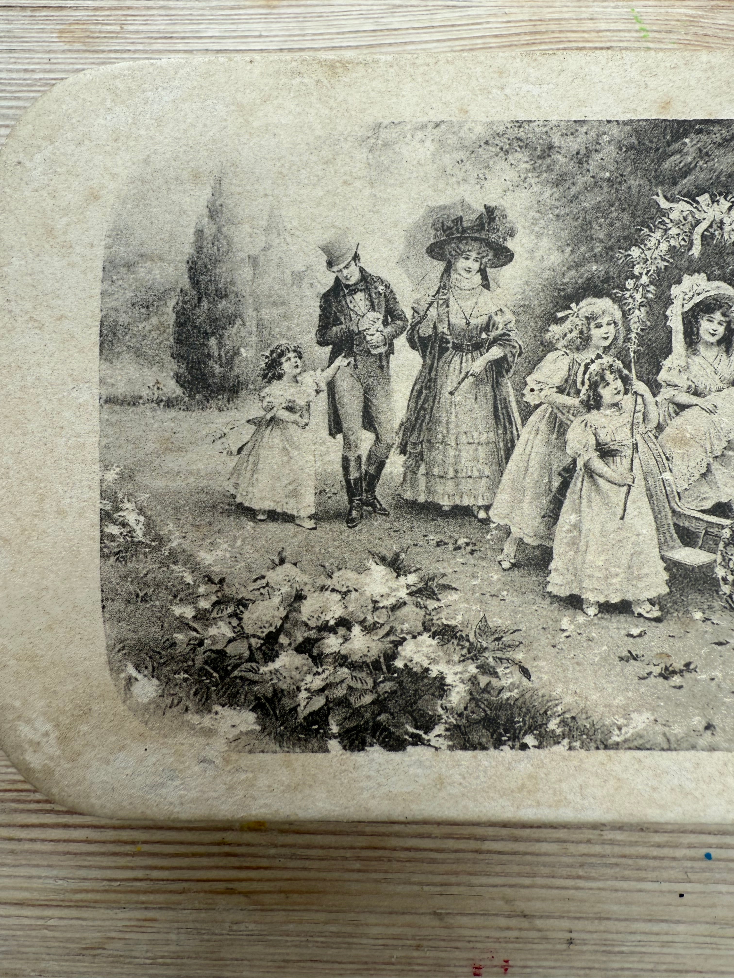 Antique French Baptism Paper Bonbon/ Chocolate Box circa 1900’s