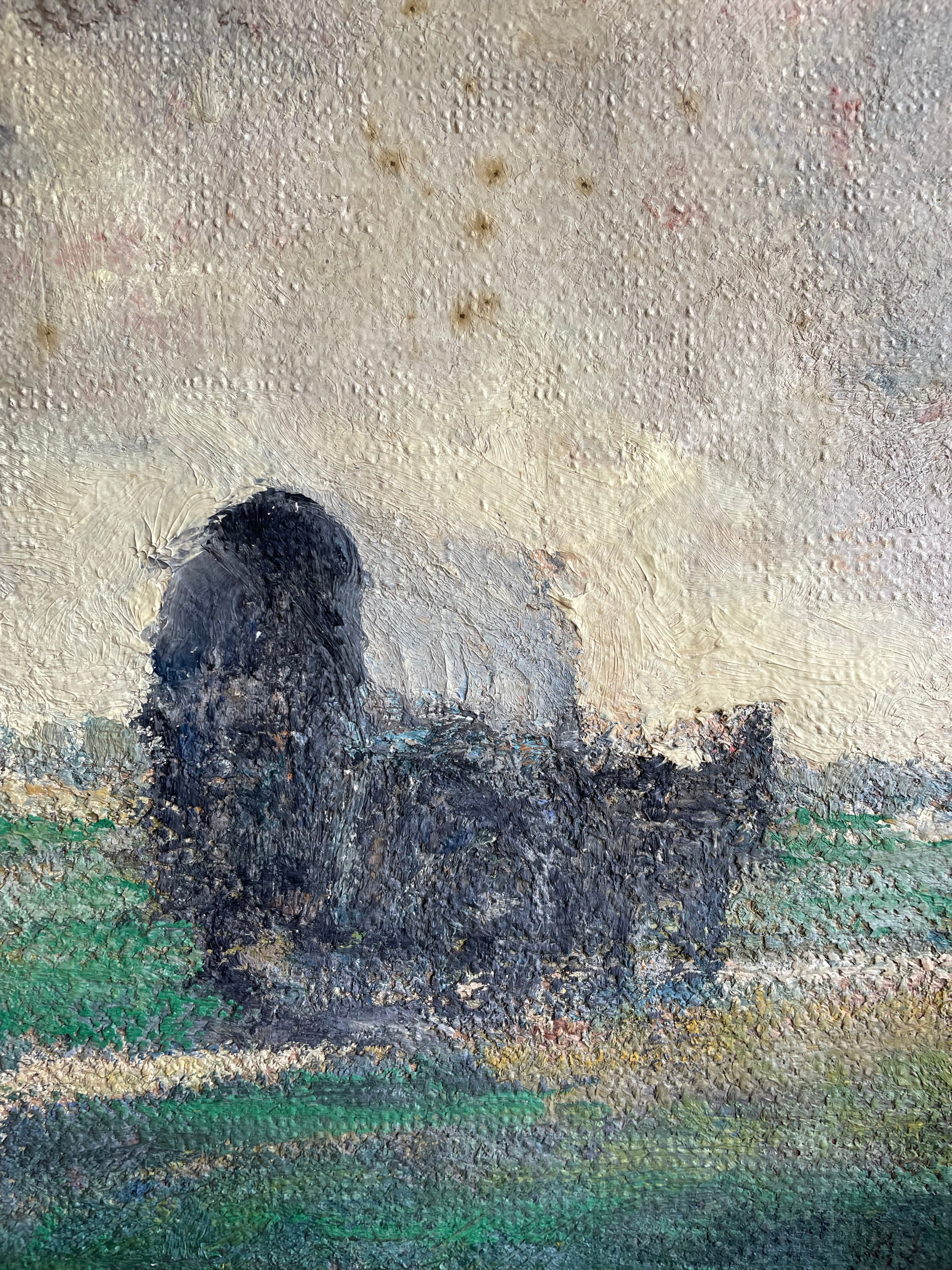 Vintage Landscape Painting on a Textured Surface. Was £70 now £45.50 at checkout