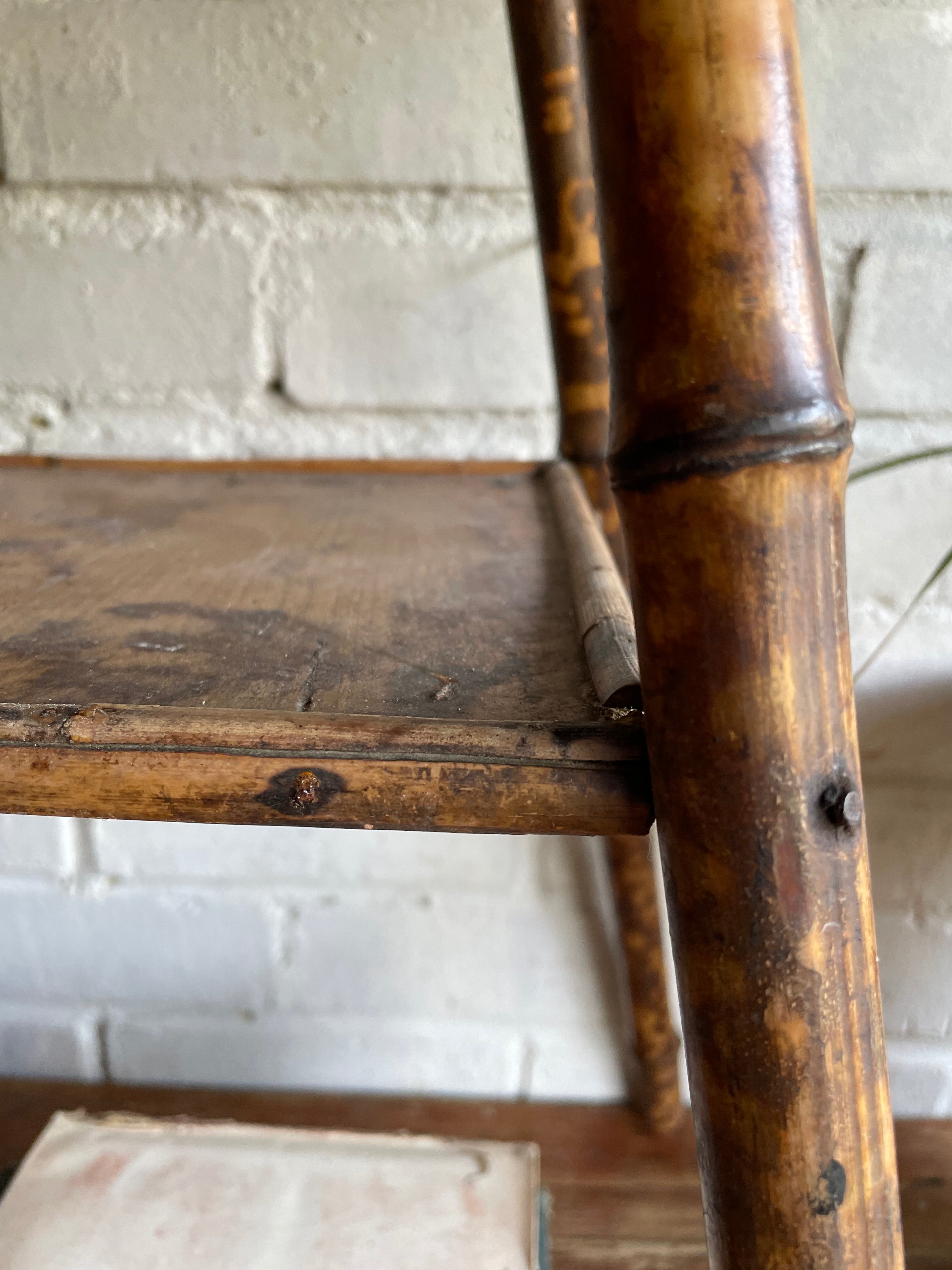 Tiger Bamboo Side Table