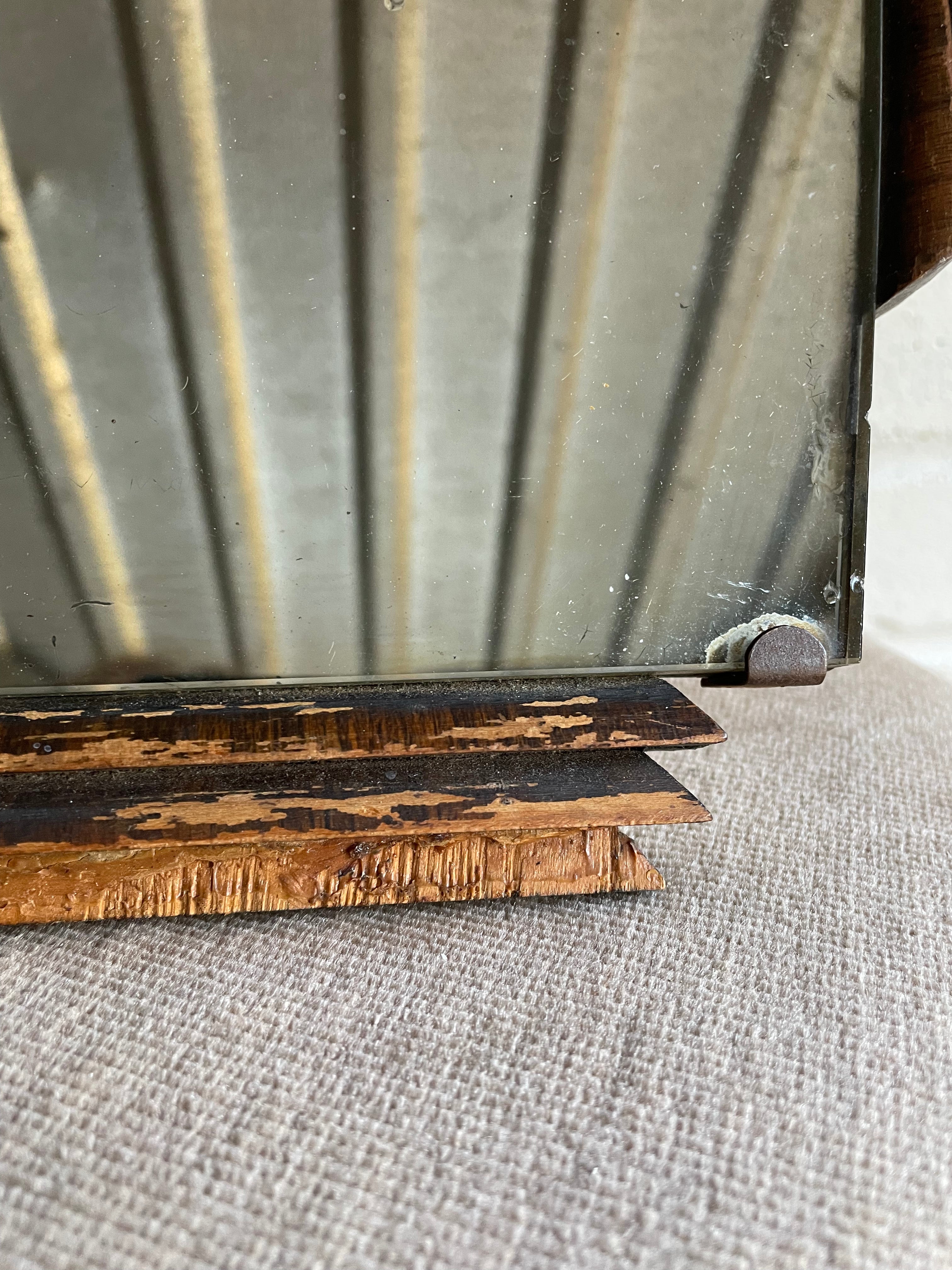 Timeworn Art Deco Dressing Table Mirror
