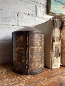 19th Century Bentwood Grain Measure Canister