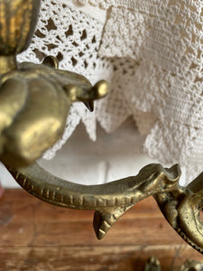 Heavy Brass Decorative Candelabra
