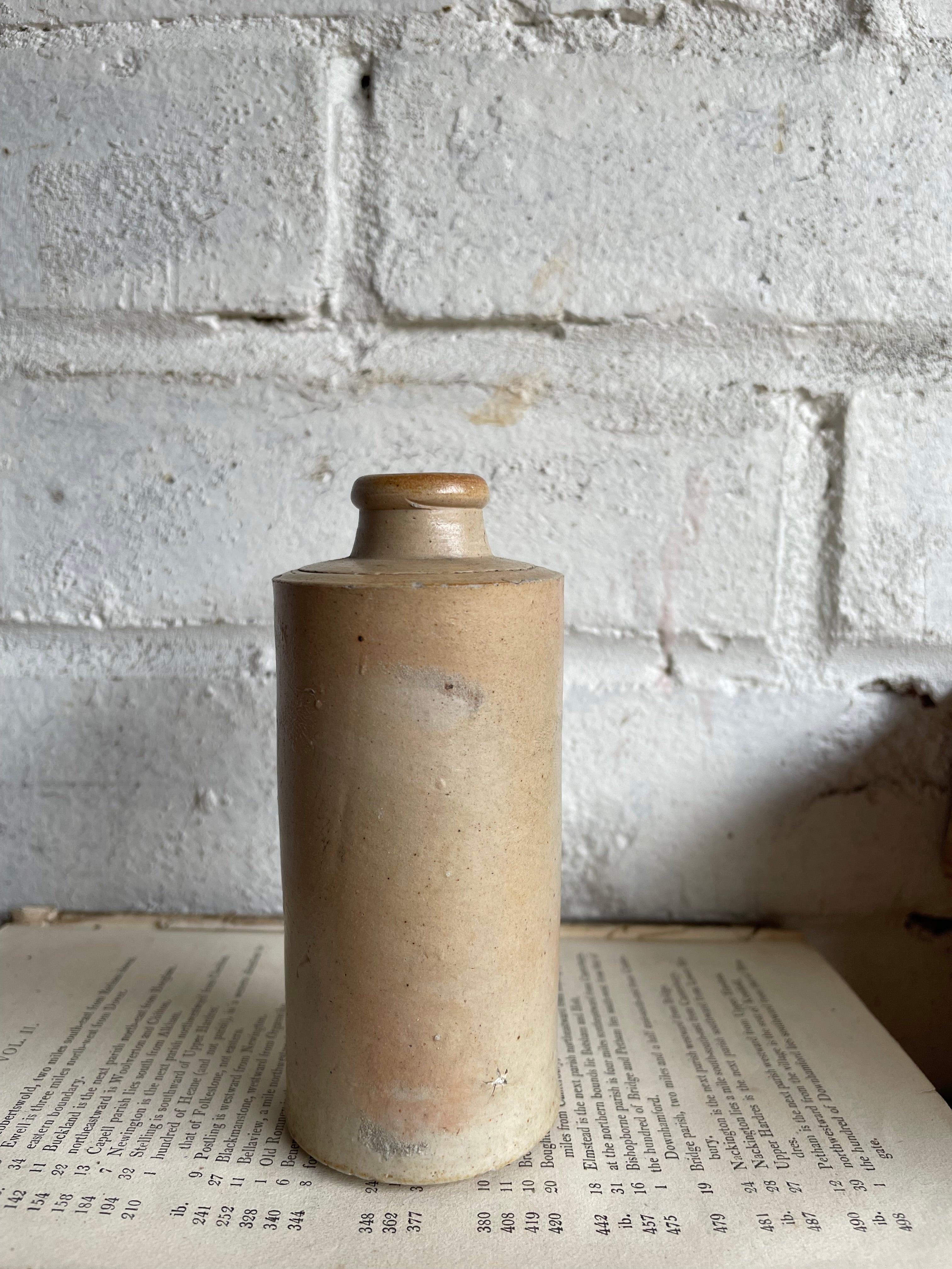 Trio of Antique Stoneware Bottles