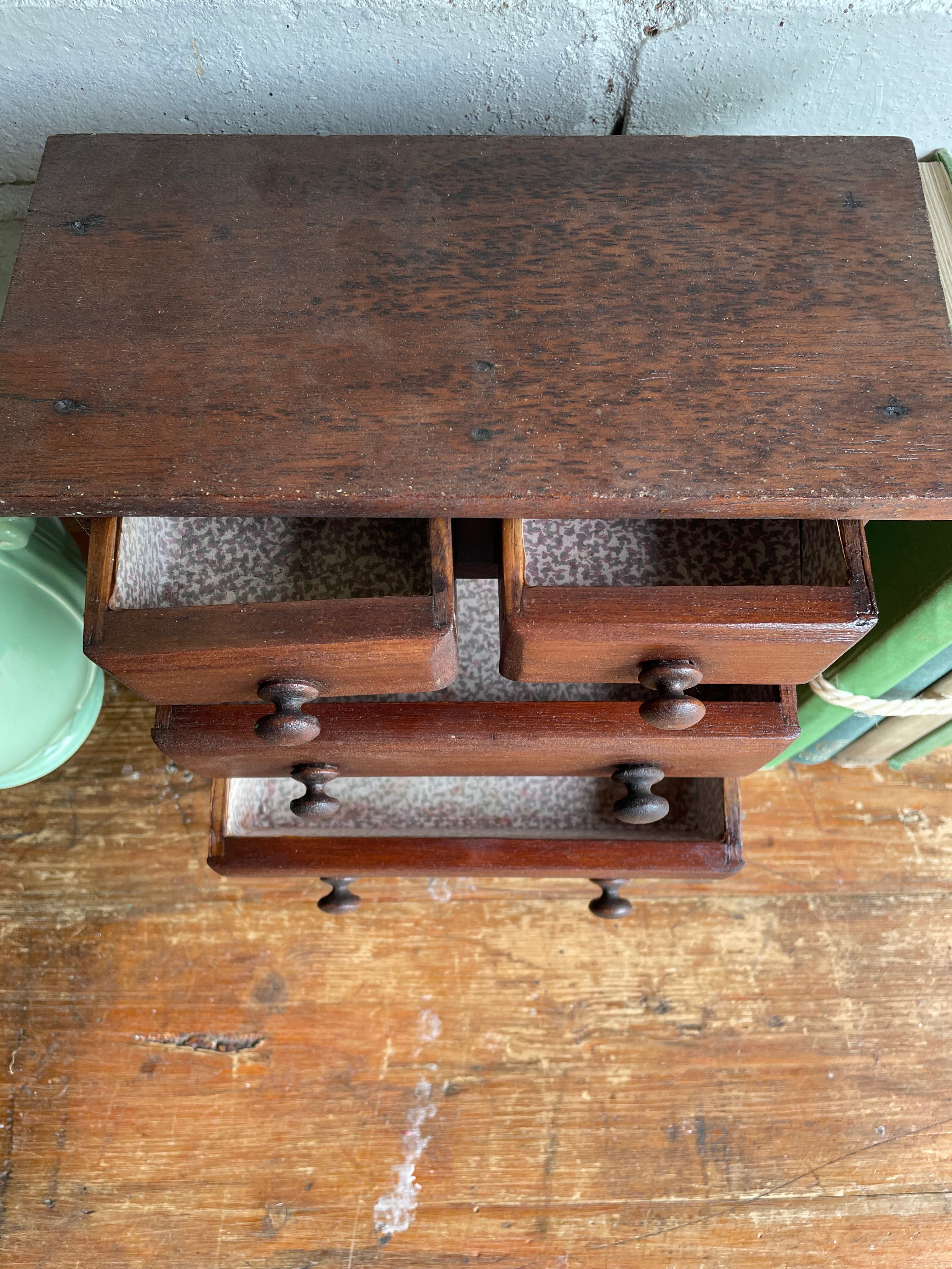 Small Antique Desktop Drawers