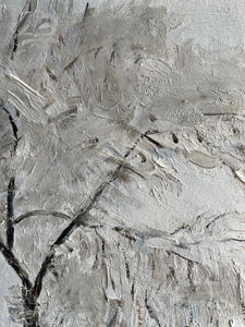 Oil on Board: Wintry Forest