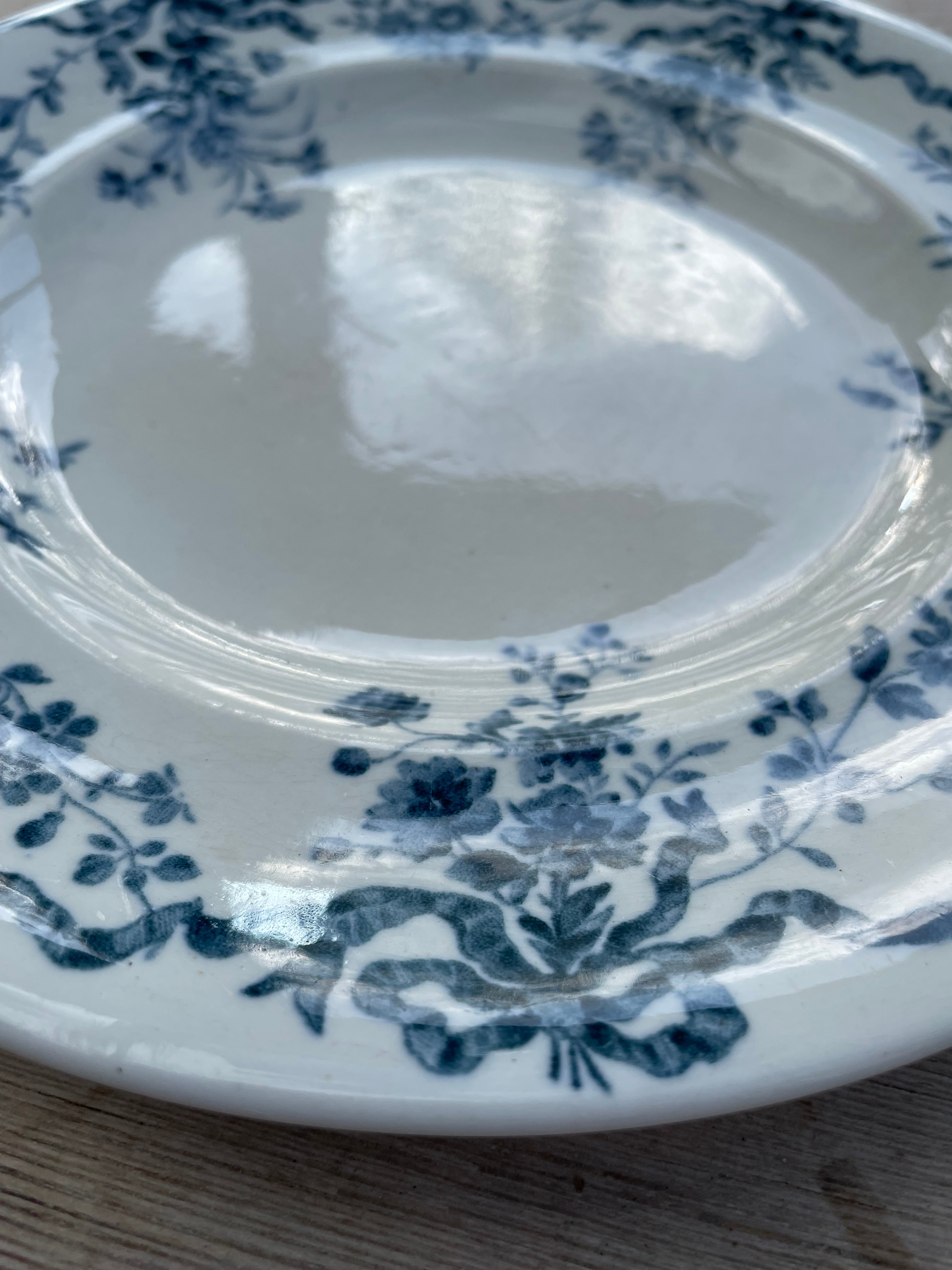 Antique French Ironstone Plate