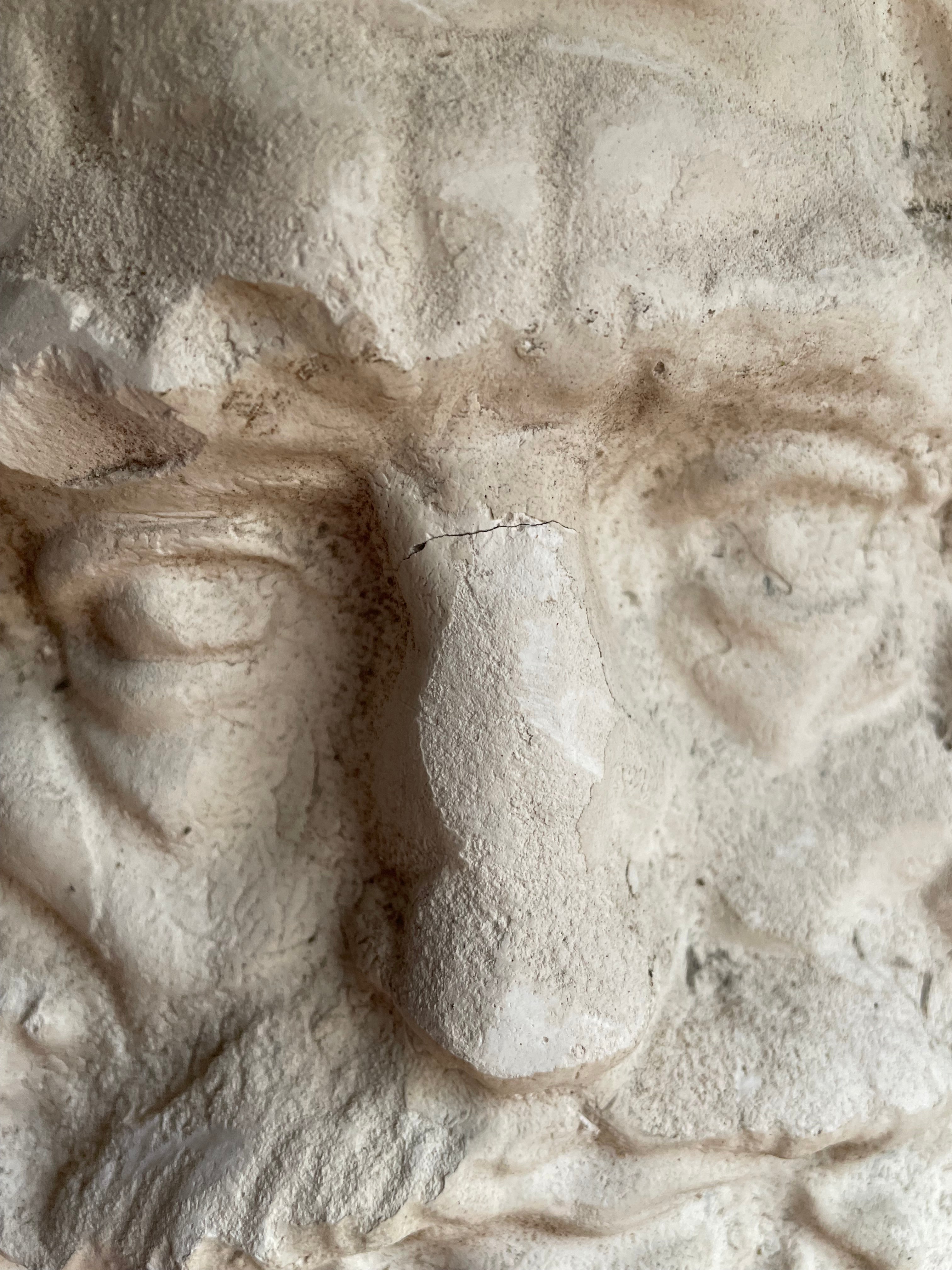 Old Plaster Relief of Zeus