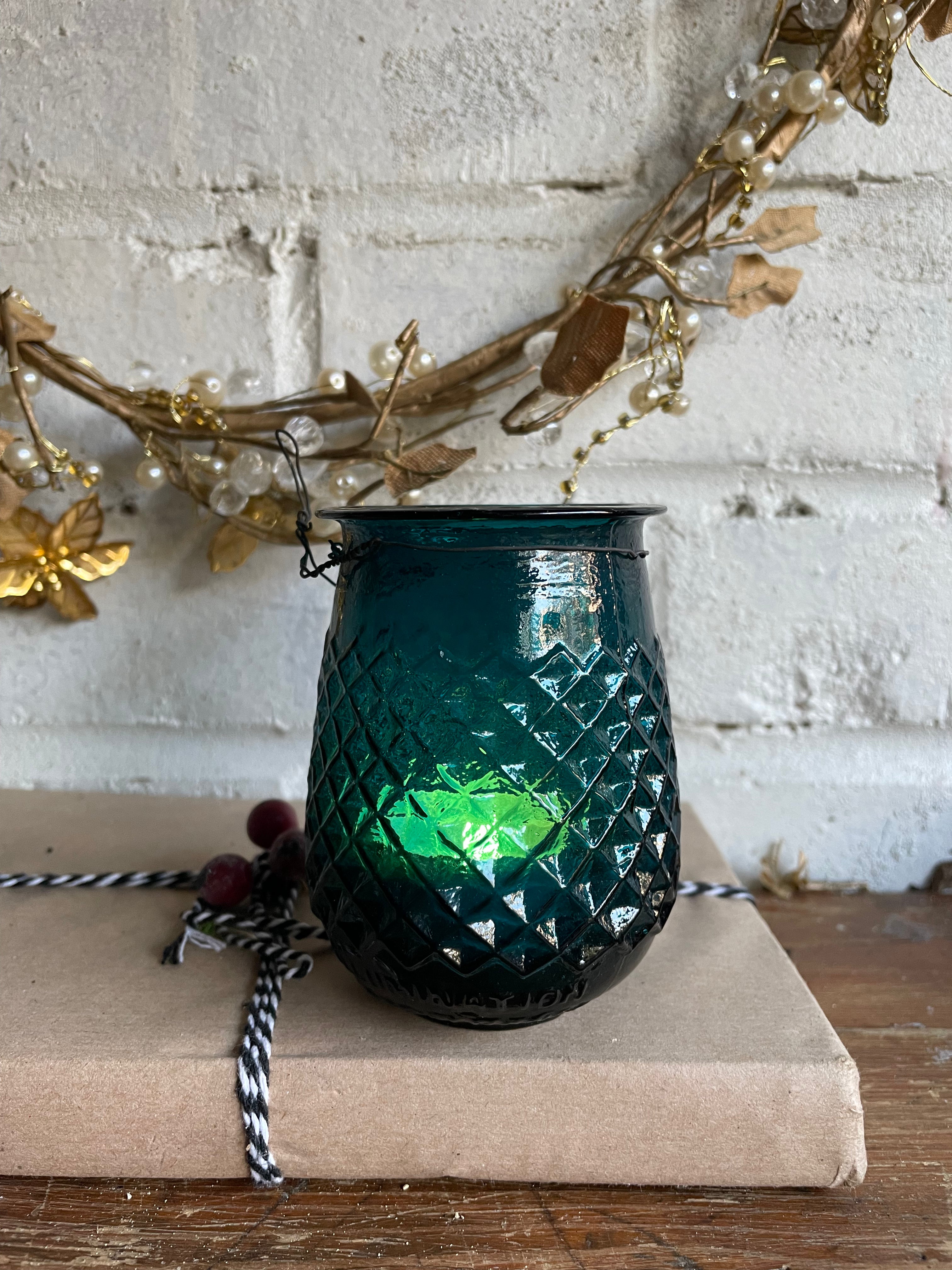 Victorian Glass Christmas Tree Fairy Light