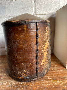 19th Century Bentwood Grain Measure Canister